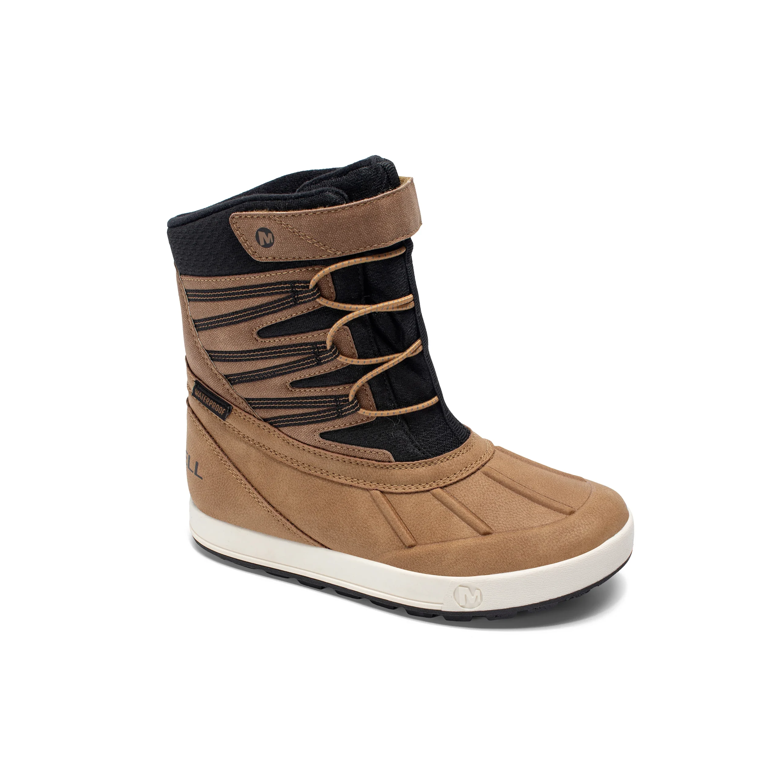 Snow Bank 5.0 Waterproof Boot - Big Kid Wheat/Black - Image 7