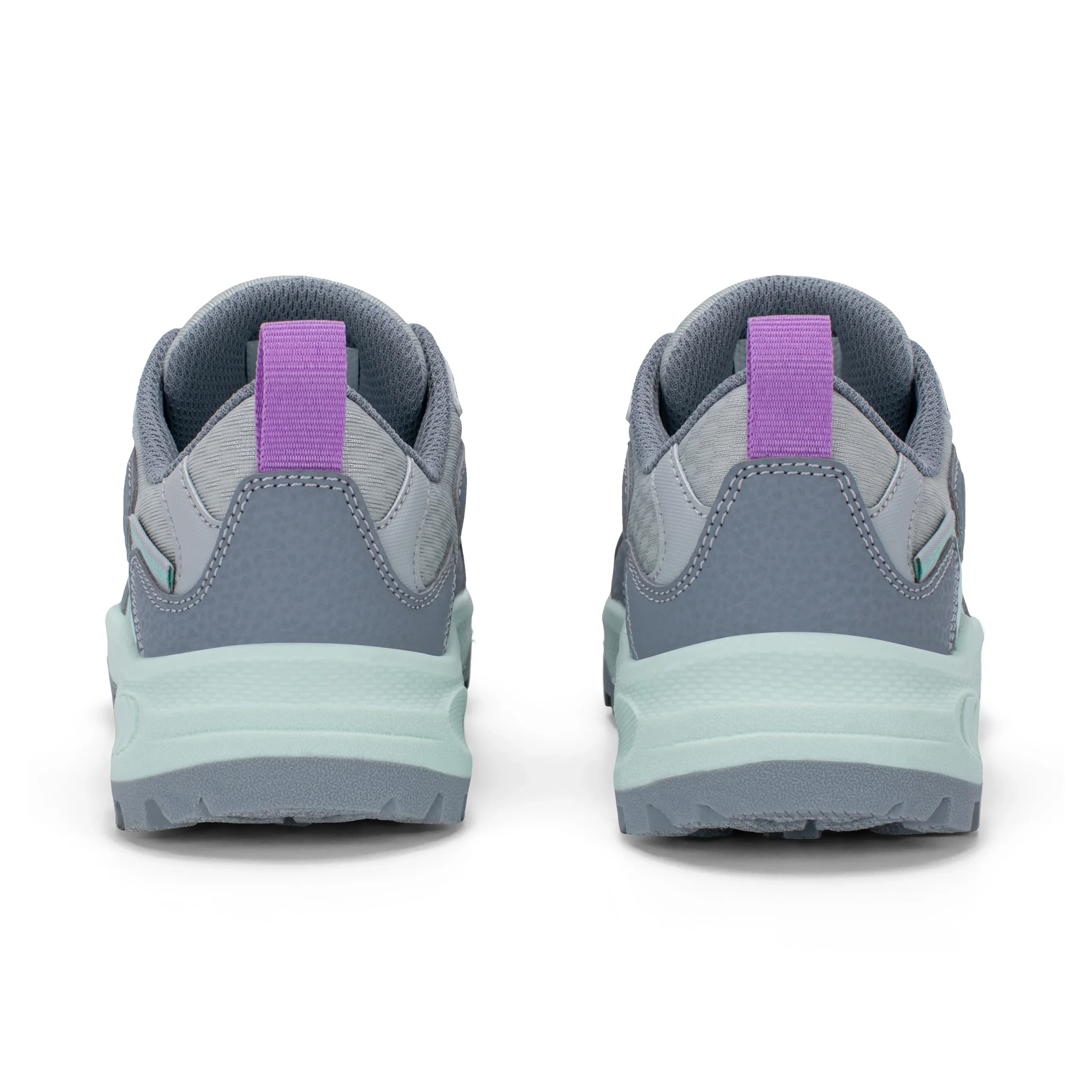 Stowe Low Sneaker - Big Kid Grey/Aqua - Image 4