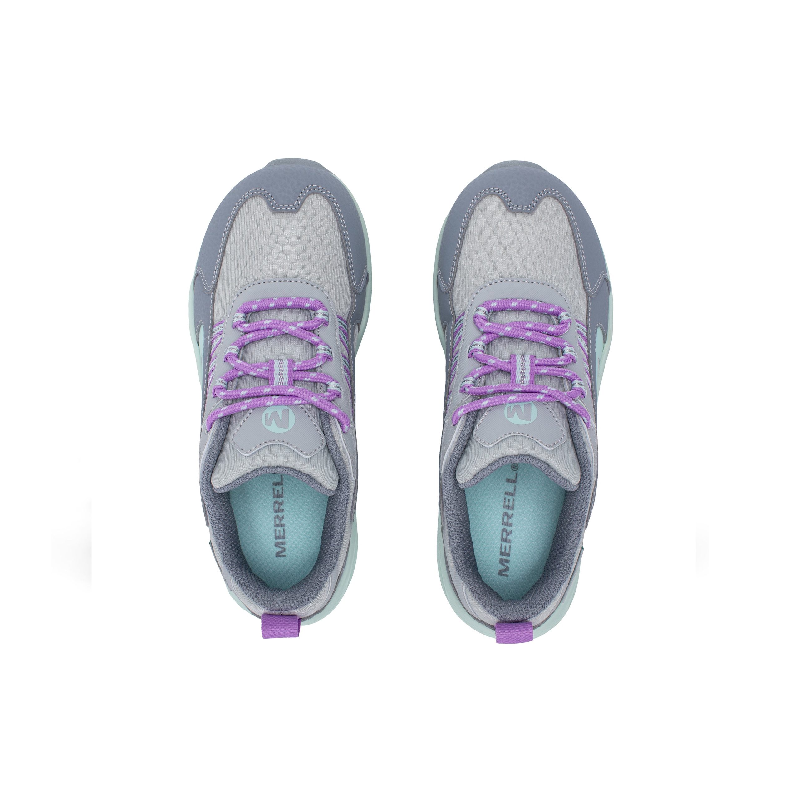 Stowe Low Sneaker - Big Kid Grey/Aqua - Image 5