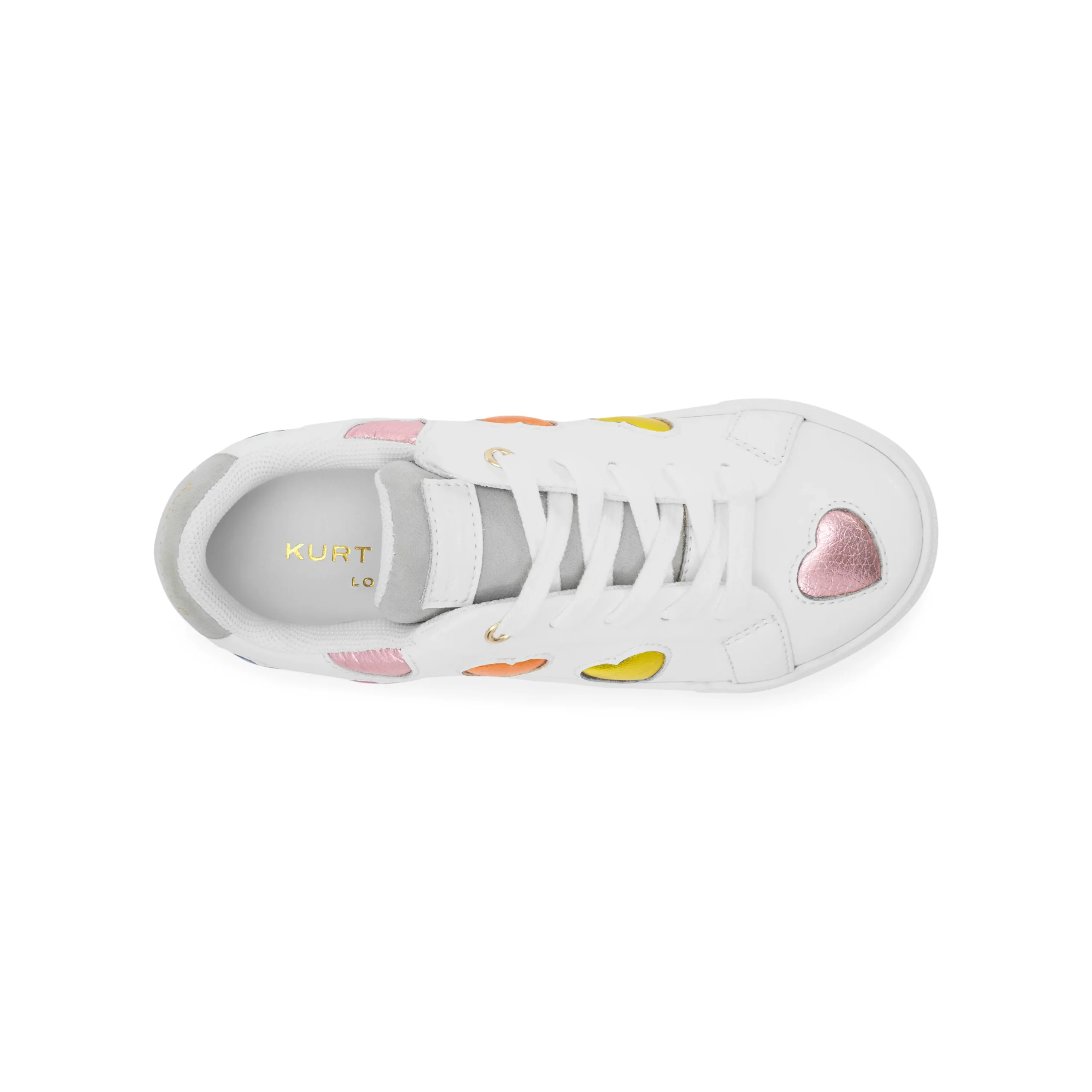 Mini Lane Love Sneaker - Big Kid White - Image 4