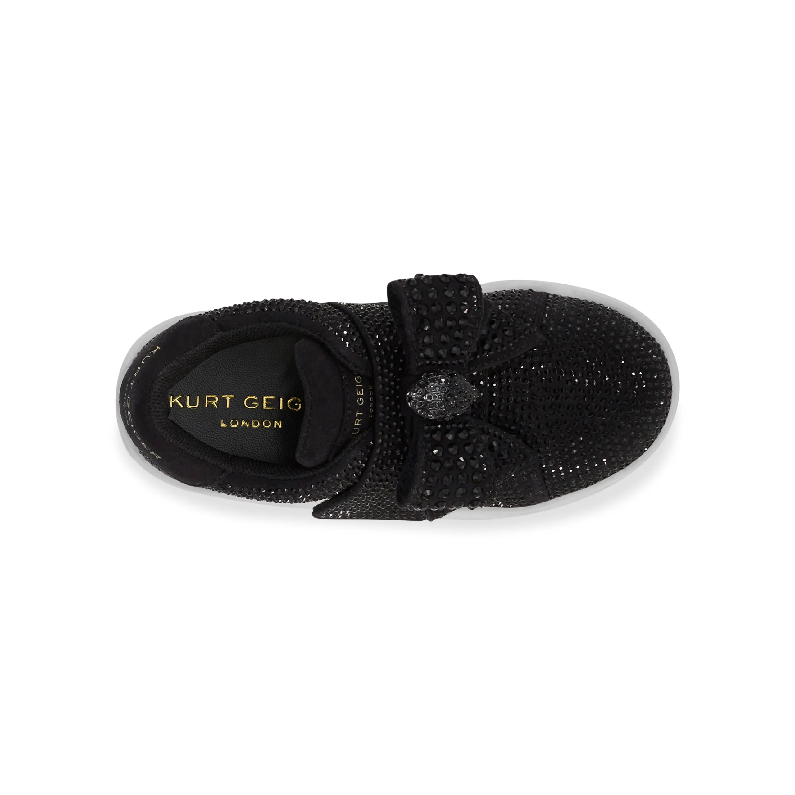 Mini Laney Bow Sneaker - Big Kid Black/White - Image 5