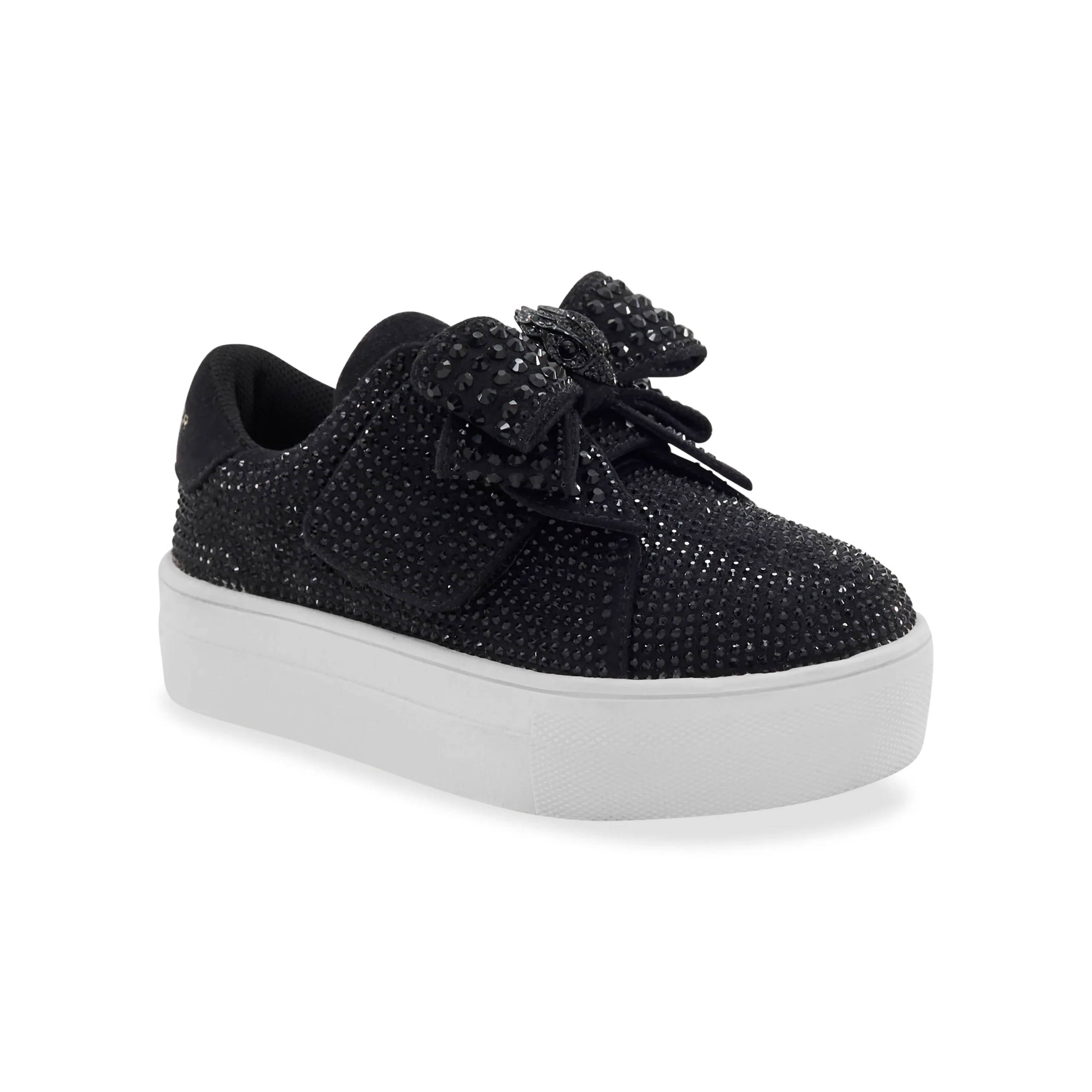 Mini Laney Bow Sneaker - Little Kid Black/White - Image 2