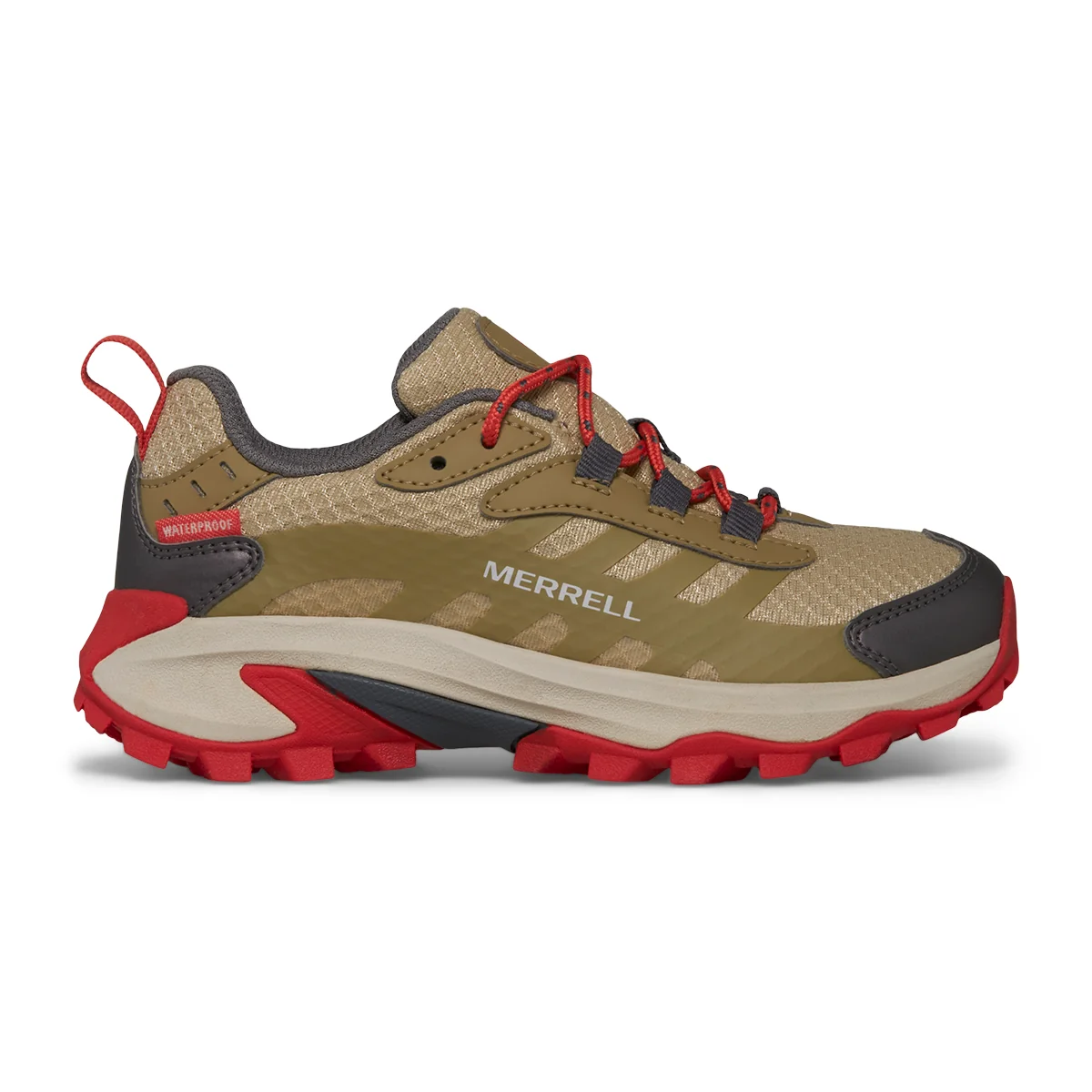 Moab Speed 2 Low Waterproof Sneaker - Big Kid Coyote