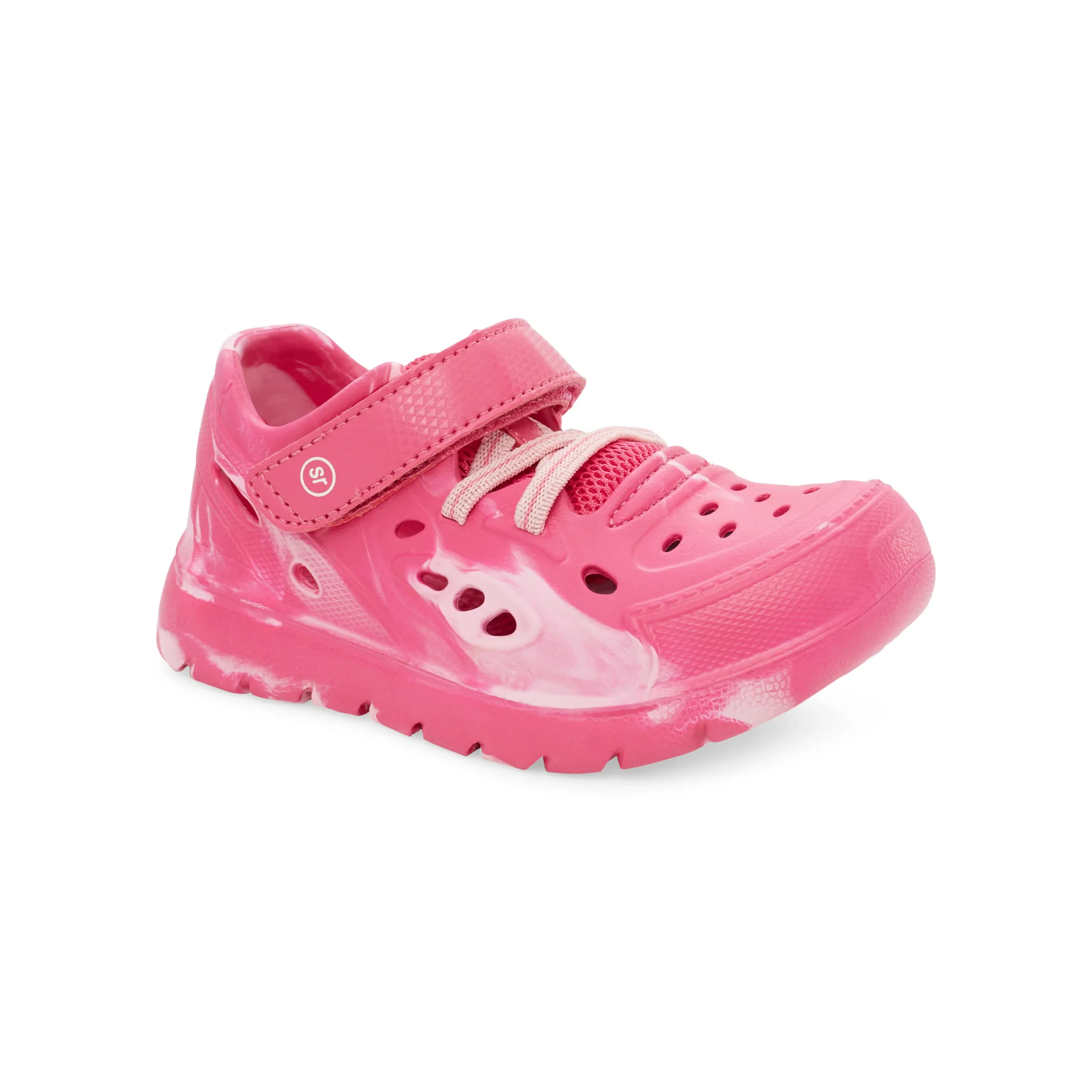 Oceano Sandal - Big Kid Pink/White - Image 2