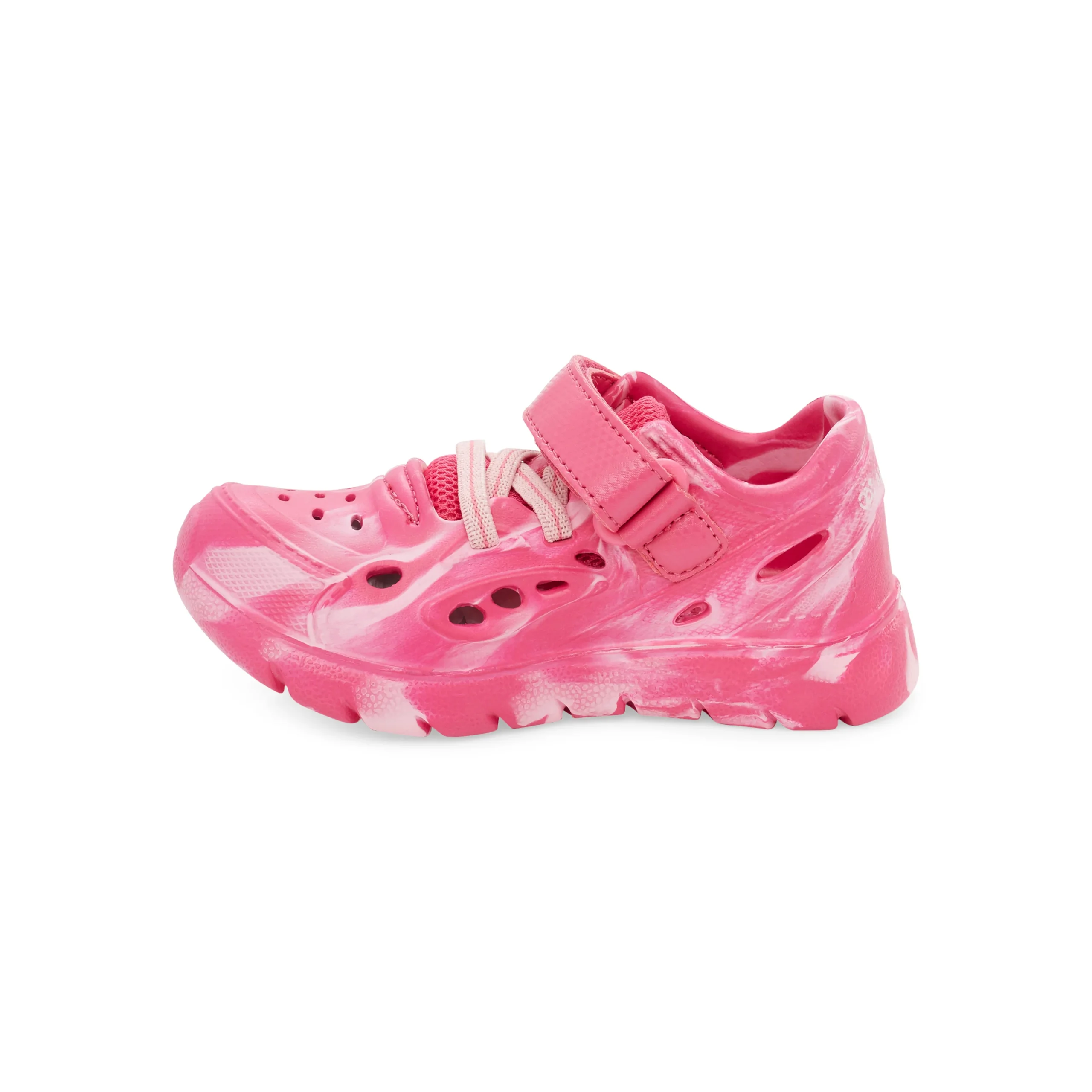 Oceano Sandal - Big Kid Pink/White - Image 3