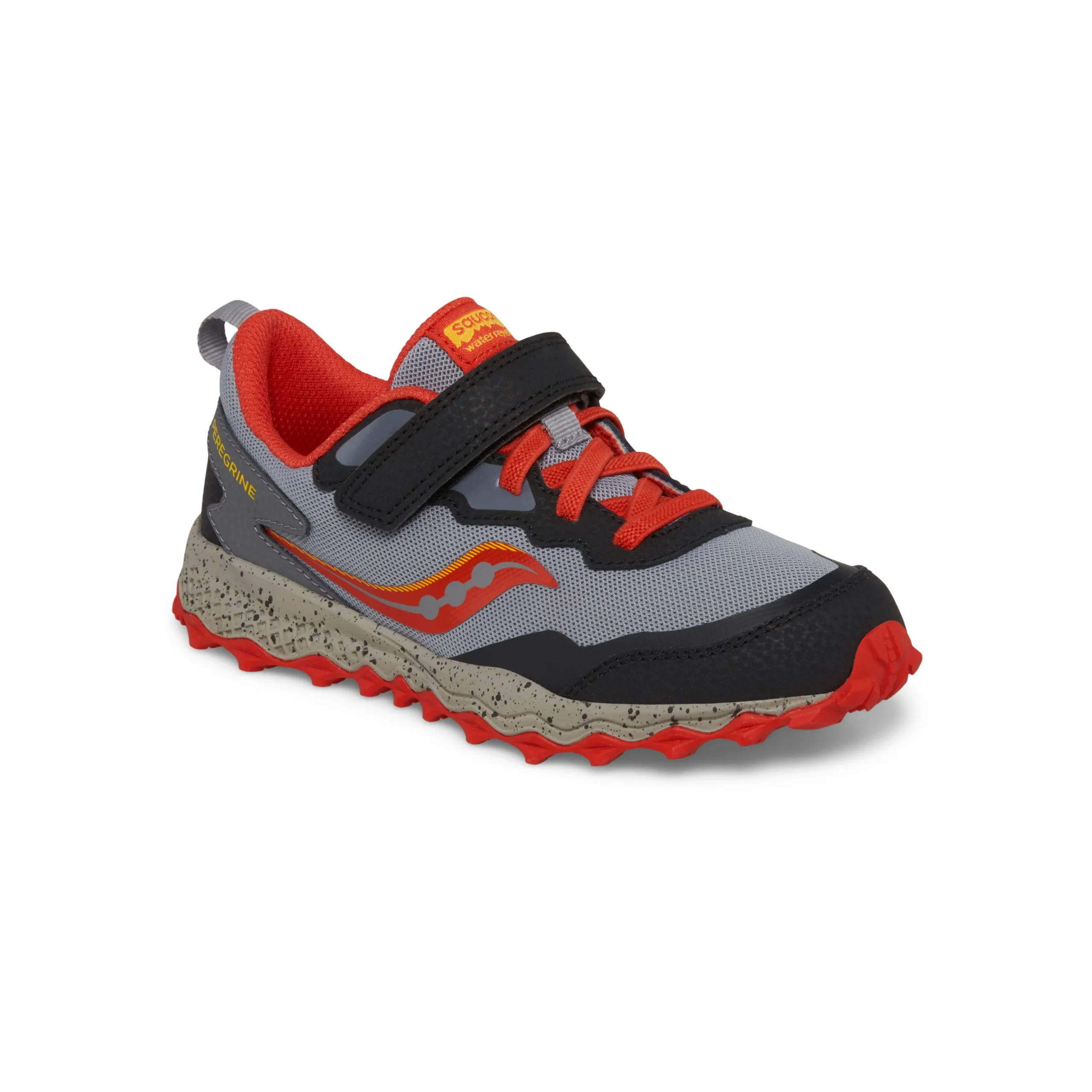 Peregrine Kdz A/C Sneaker - Big Kid Grey/Red/Yellow - Image 2