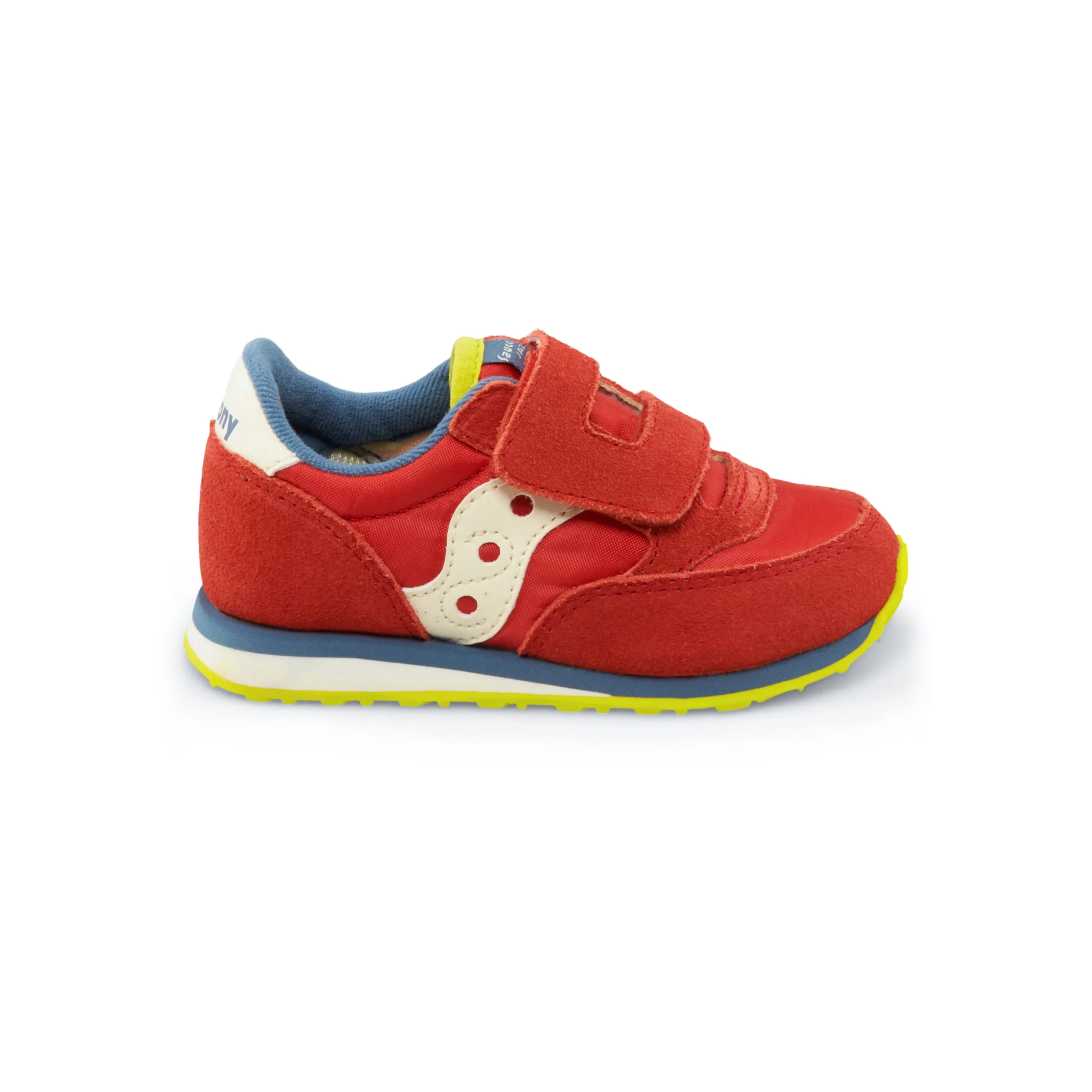 Jazz Hook & Loop Sneaker - Little Kid Red/Blue/Lime - Image 8