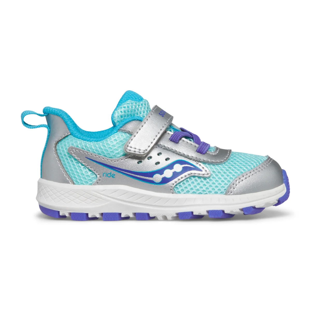 Ride Jr Sneaker - Little Kid Silver/Turq