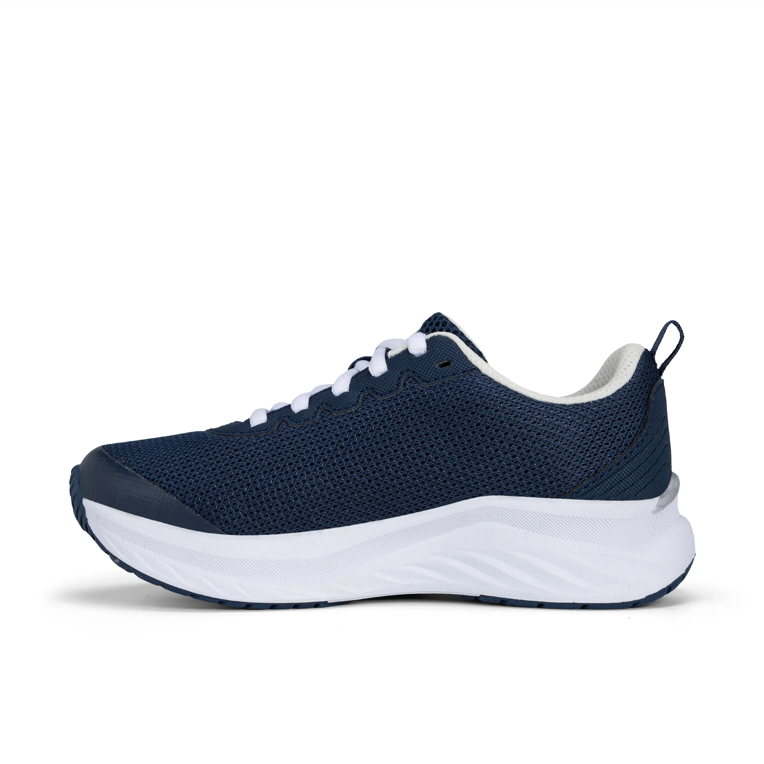 Cadence Sneaker - Big Kid Navy Silver - Image 3