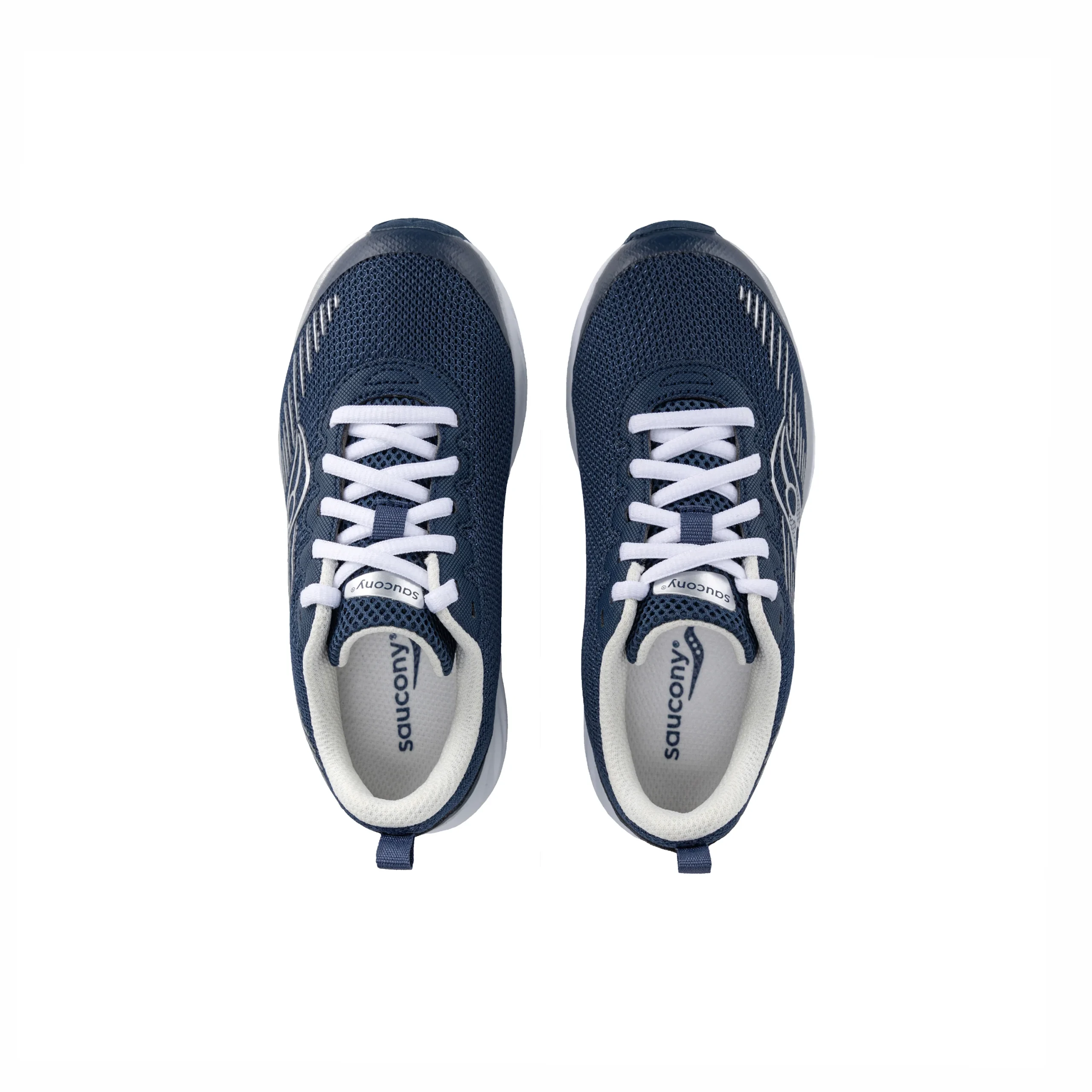 Cadence Sneaker - Big Kid Navy Silver - Image 6