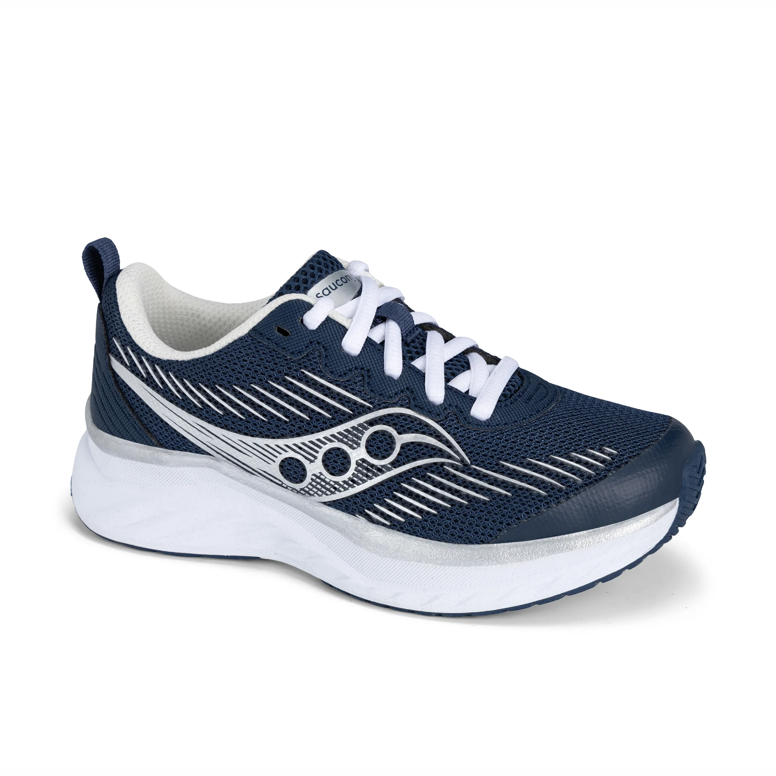 Cadence Sneaker - Big Kid Navy Silver - Image 7