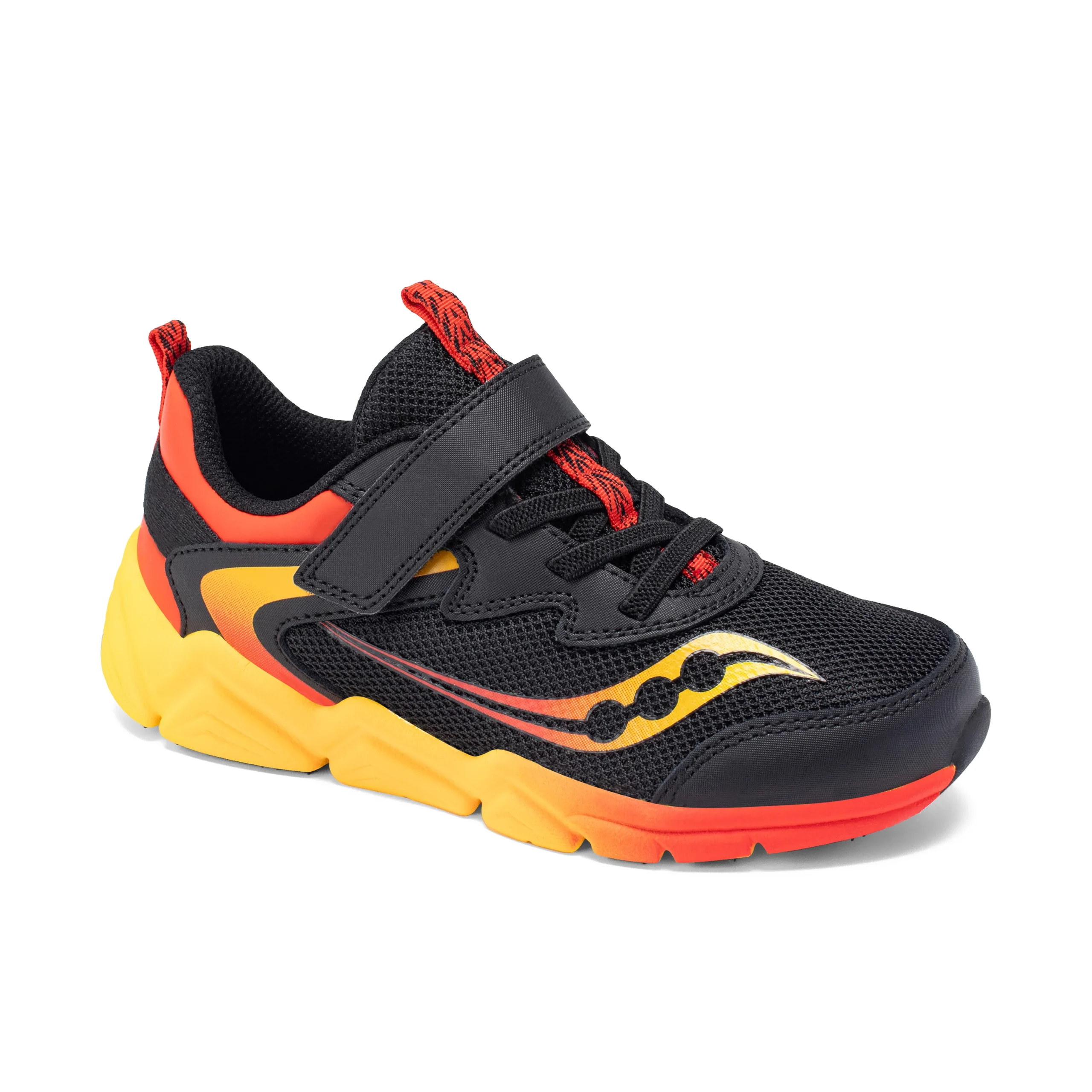 Flash LE Sneaker - Big Kid Black/Red - Image 7