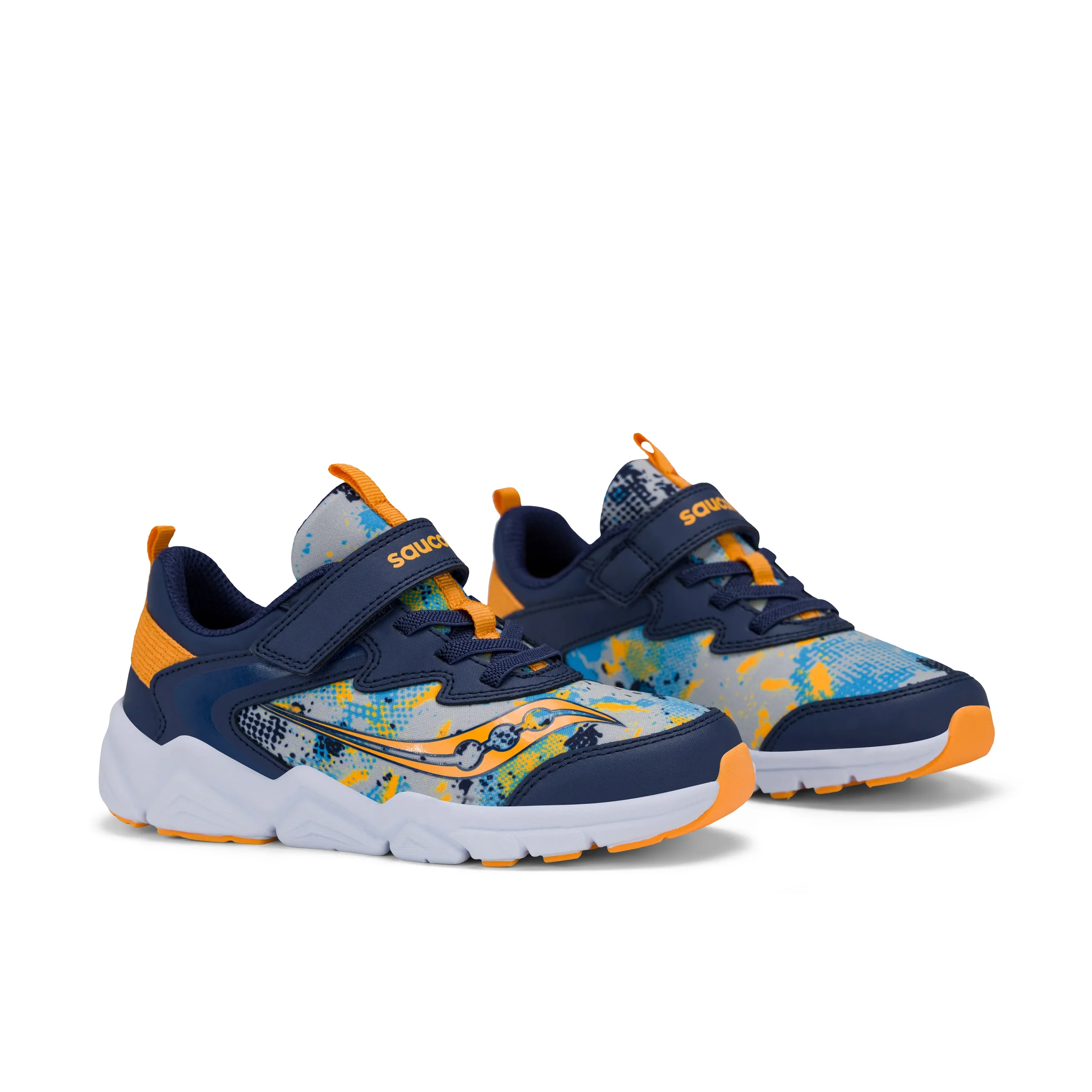 Flash Le Sneaker - Big Kid Grey Navy - Image 2