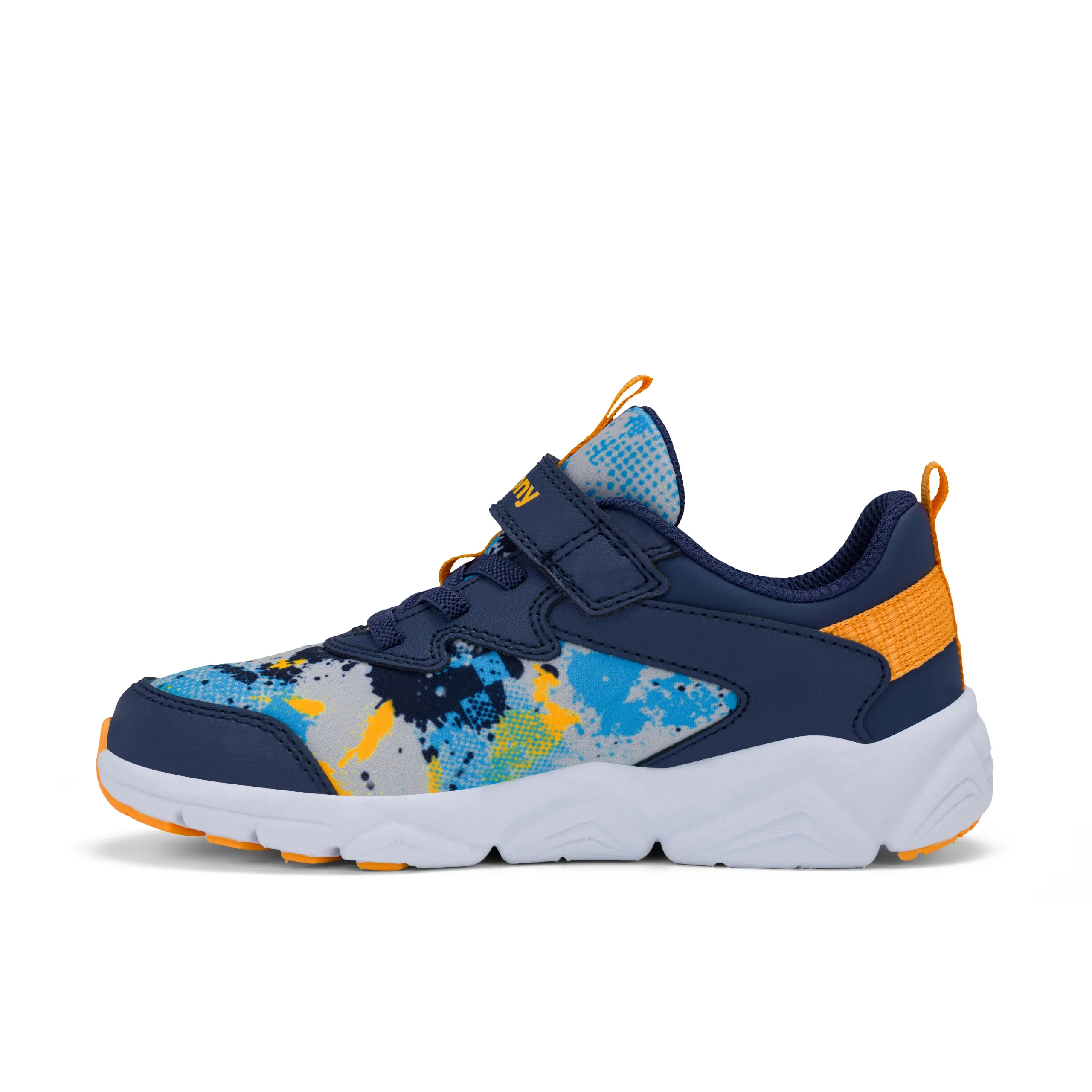 Flash Le Sneaker - Big Kid Grey Navy - Image 3