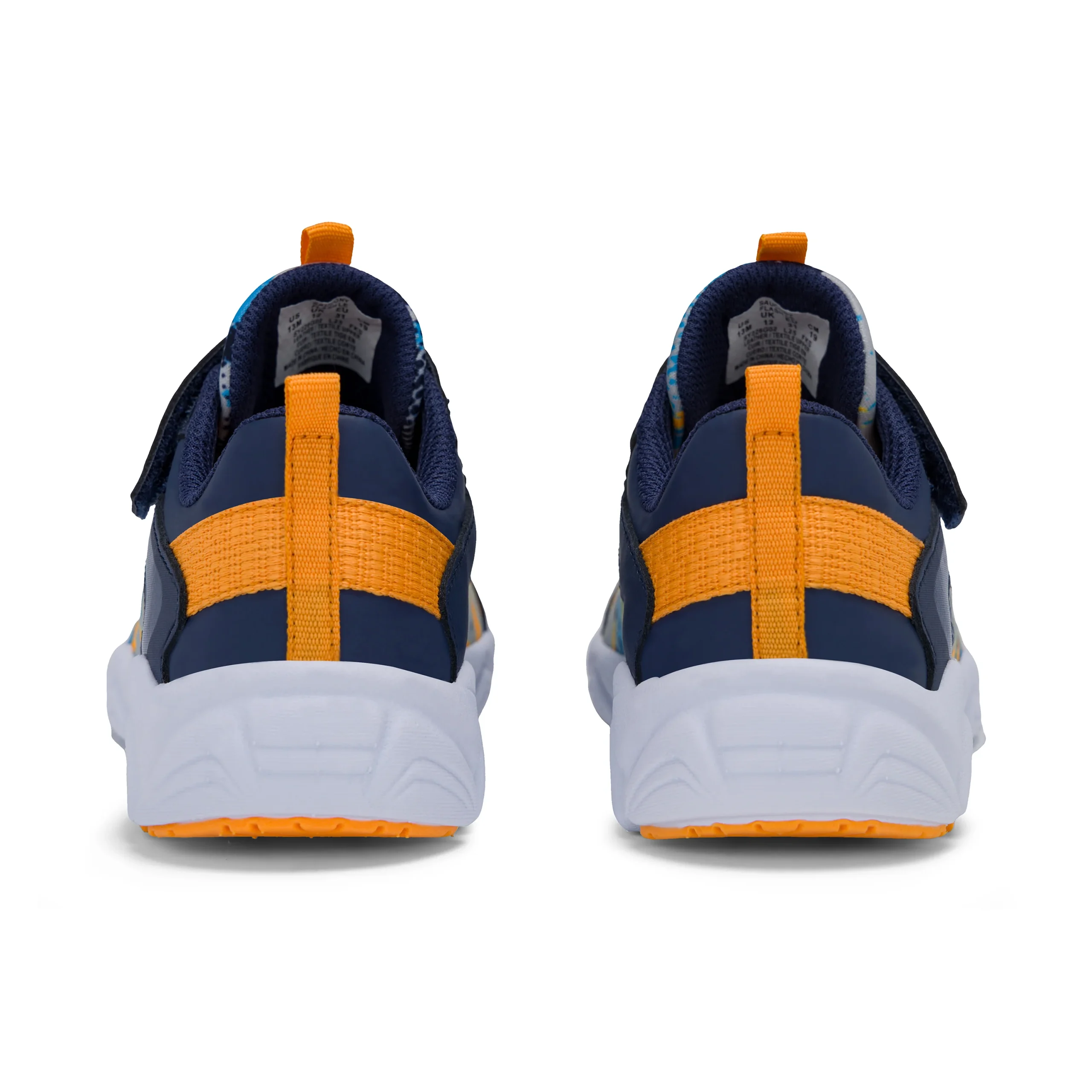 Flash Le Sneaker - Big Kid Grey Navy - Image 4
