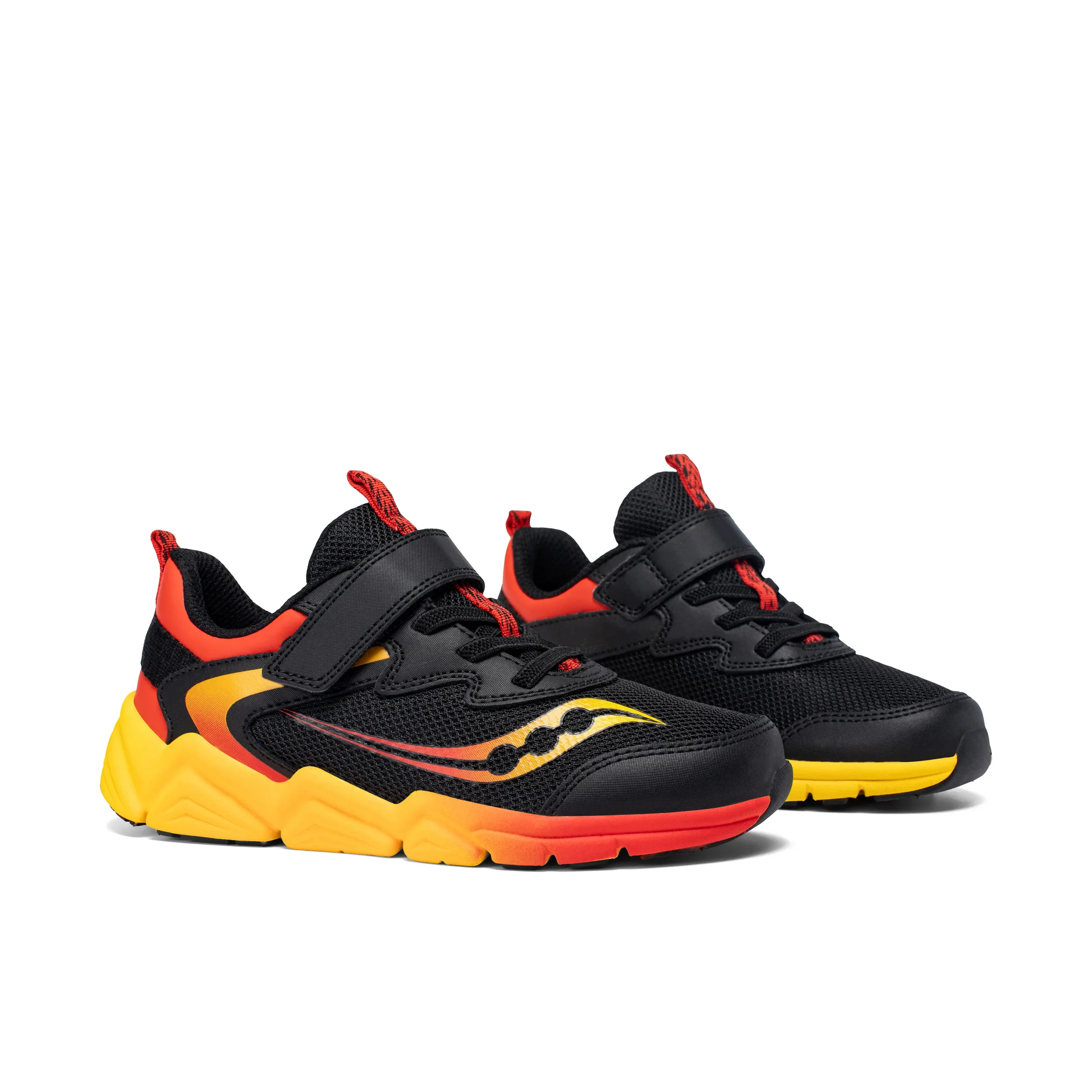 Flash LE Sneaker - Big Kid Black/Red - Image 2