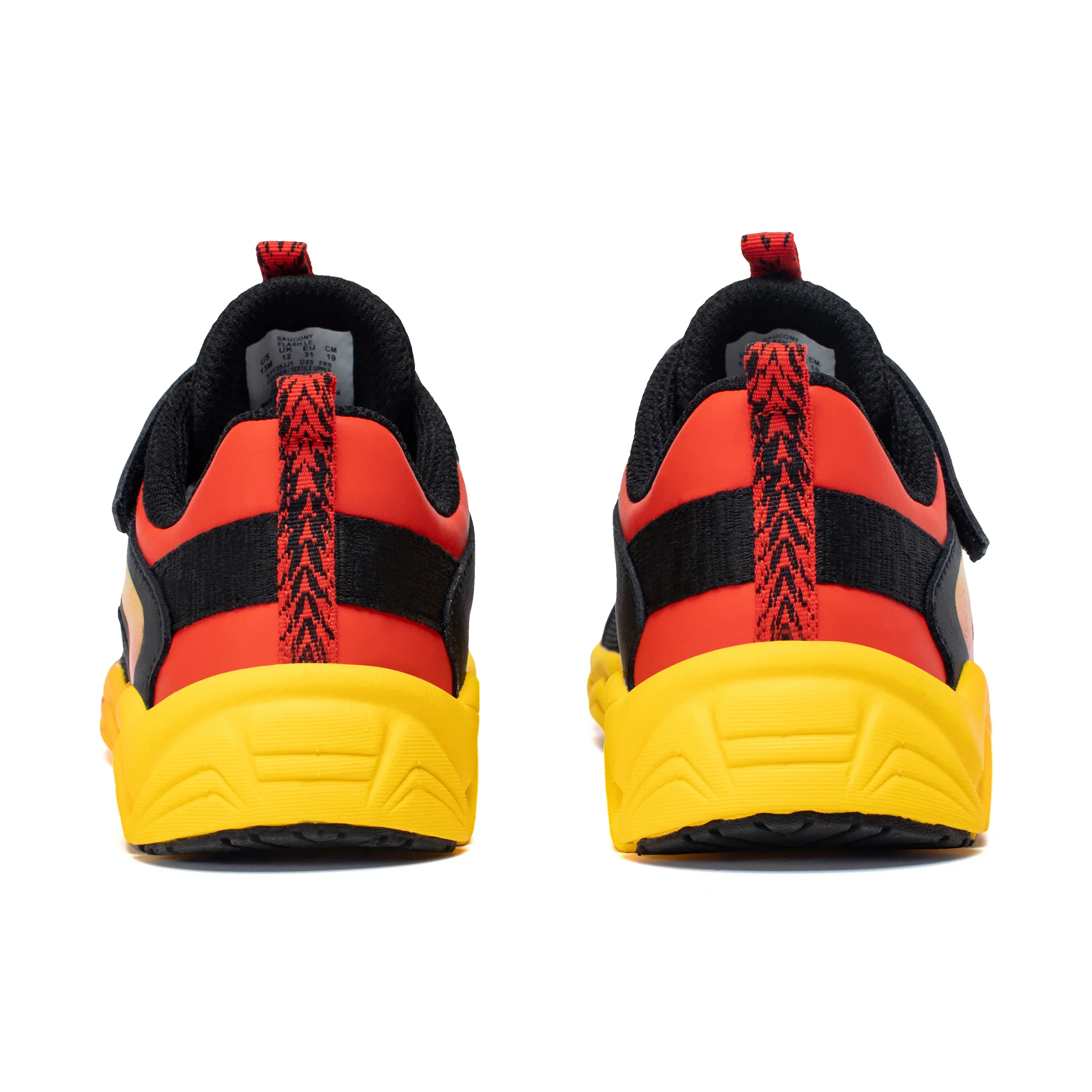 Flash LE Sneaker - Big Kid Black/Red - Image 4