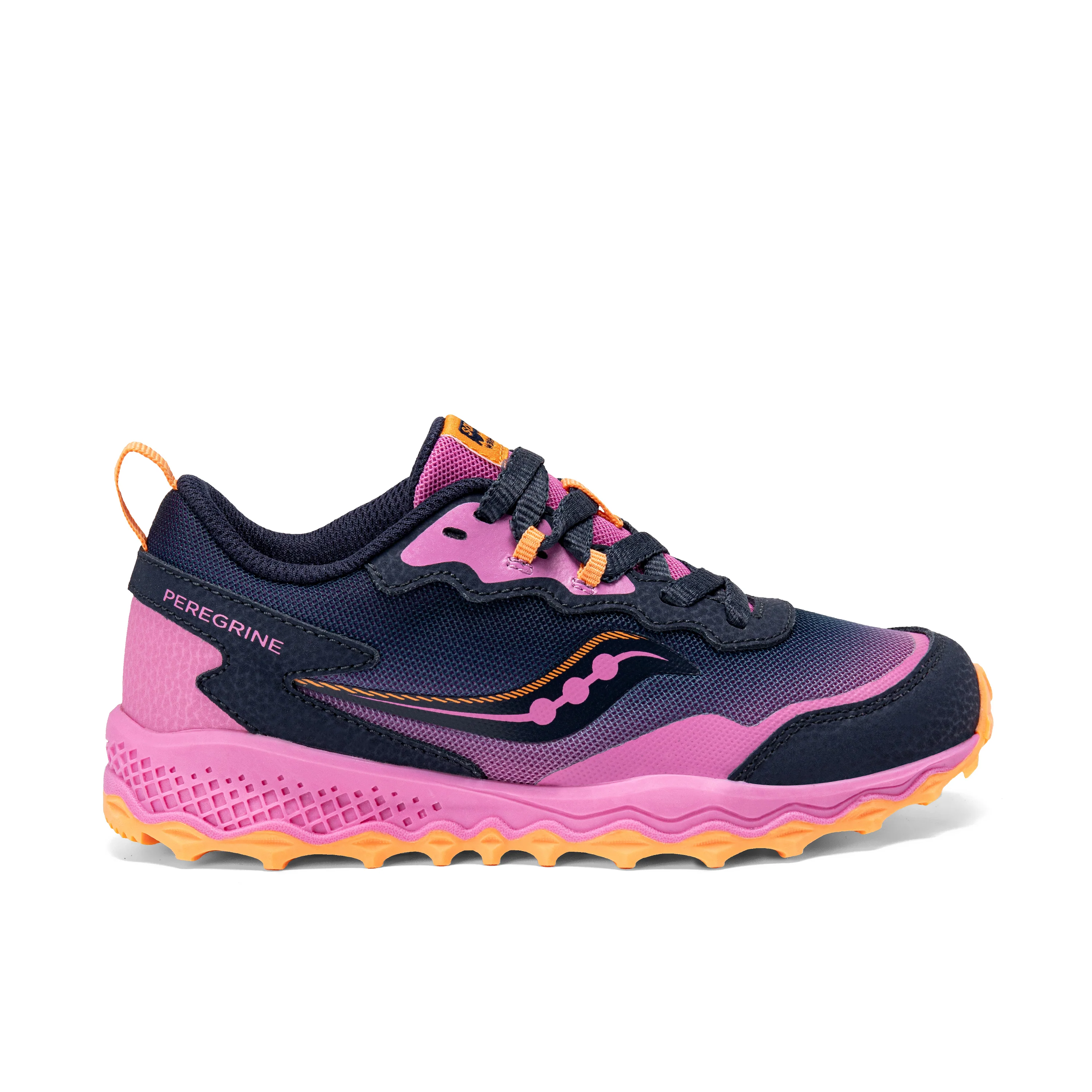 Peregrine KDZ Shield Sneaker - Big Kid Navy/Pink