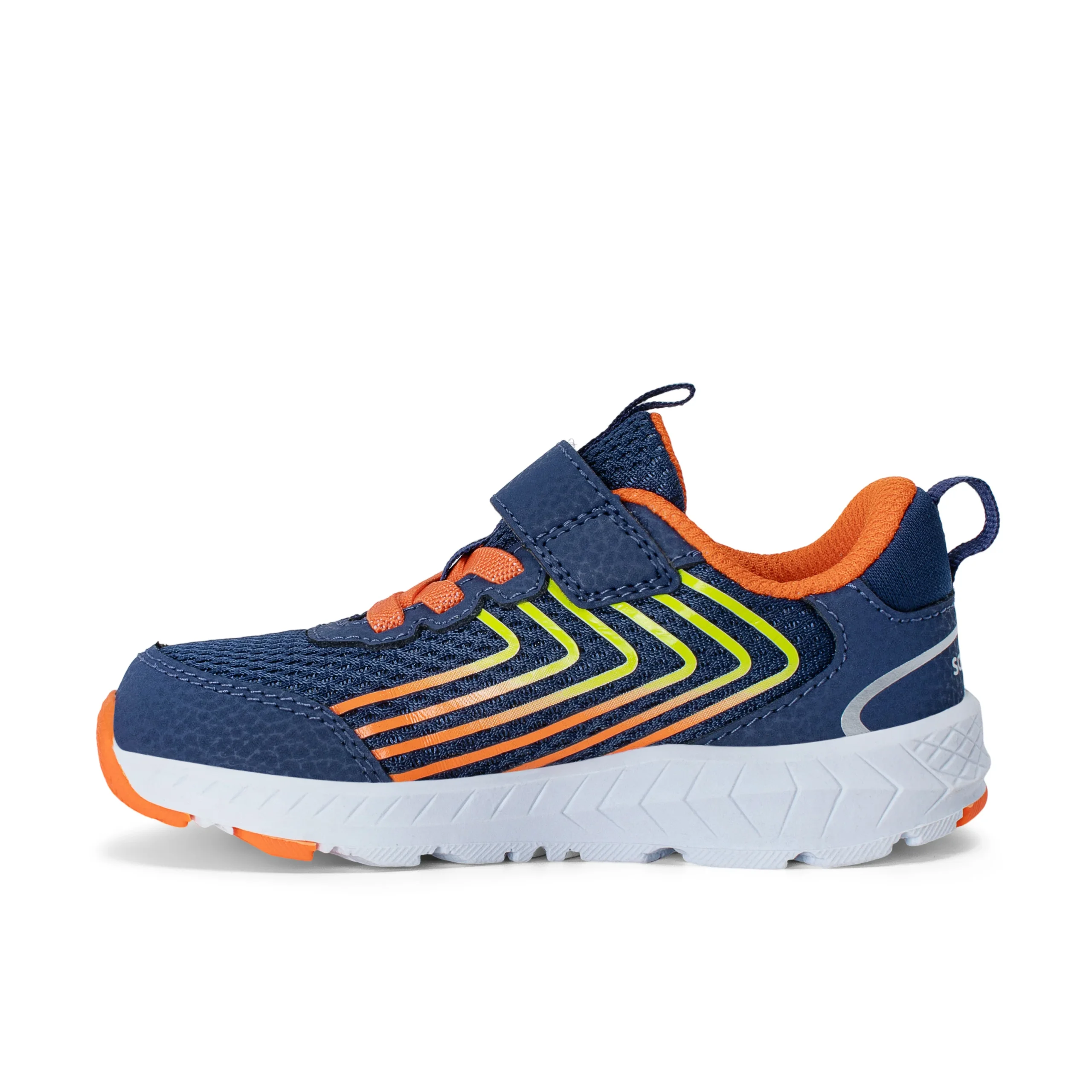 Wind 3.0 Jr. Sneaker - Little Kid Navy/Orange - Image 3