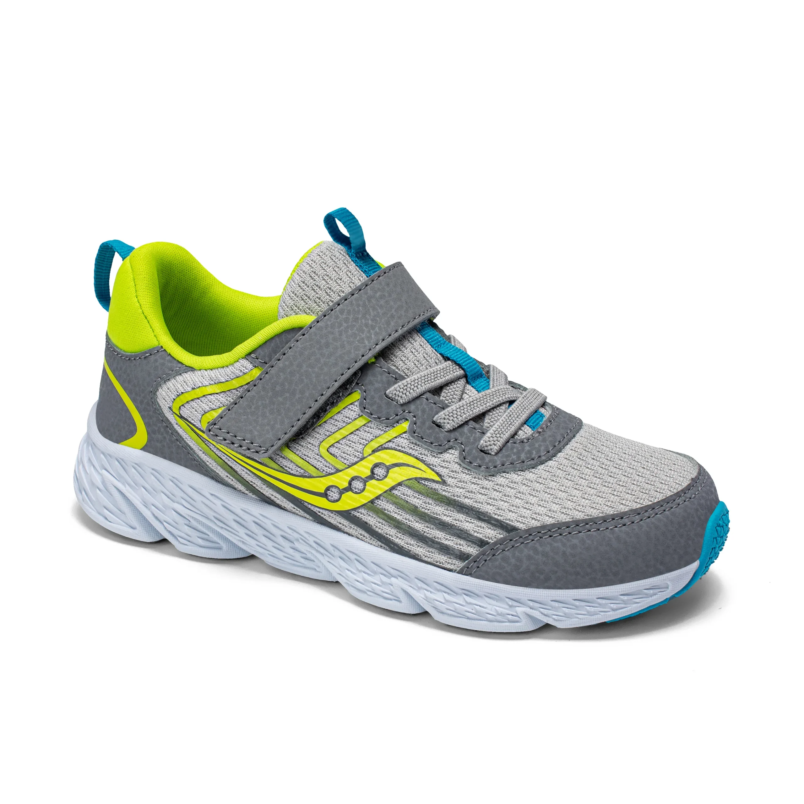 Wind 3.0 A/C Sneaker - Big Kid Grey/Green - Image 2