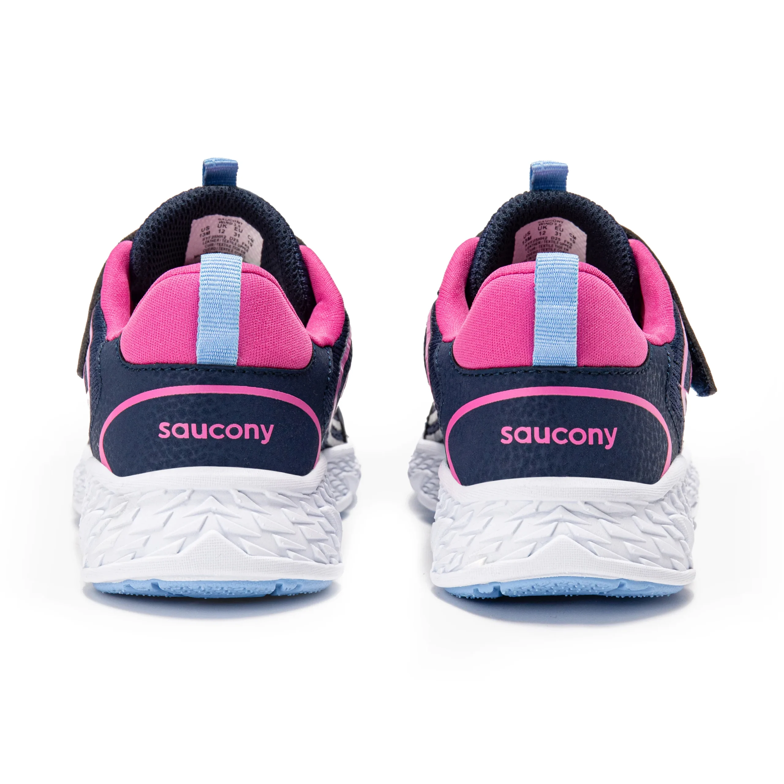 Wind 3.0 A/C Sneaker - Big Kid Navy/Pink - Image 4