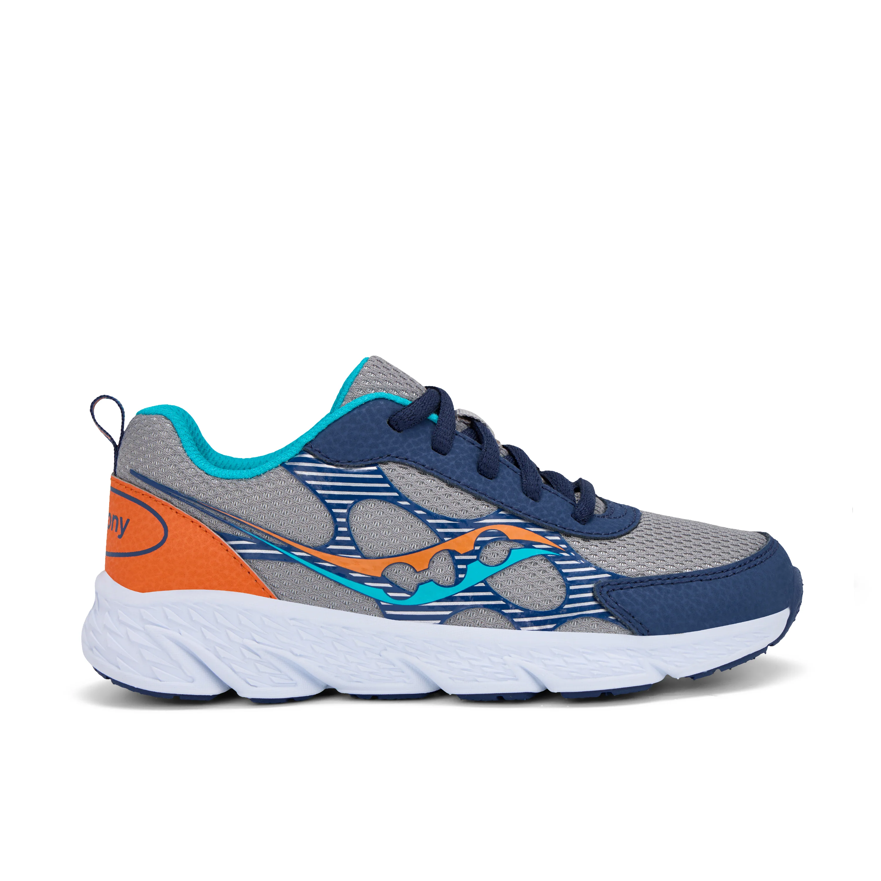 Wind XT Sneaker - Big Kid Grey Navy