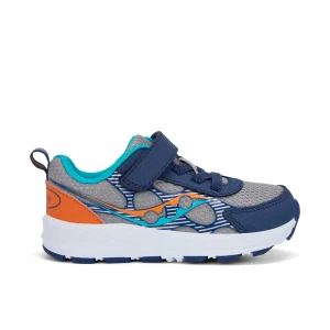 Wind Xt Jr Sneaker - Big Kid Grey Navy