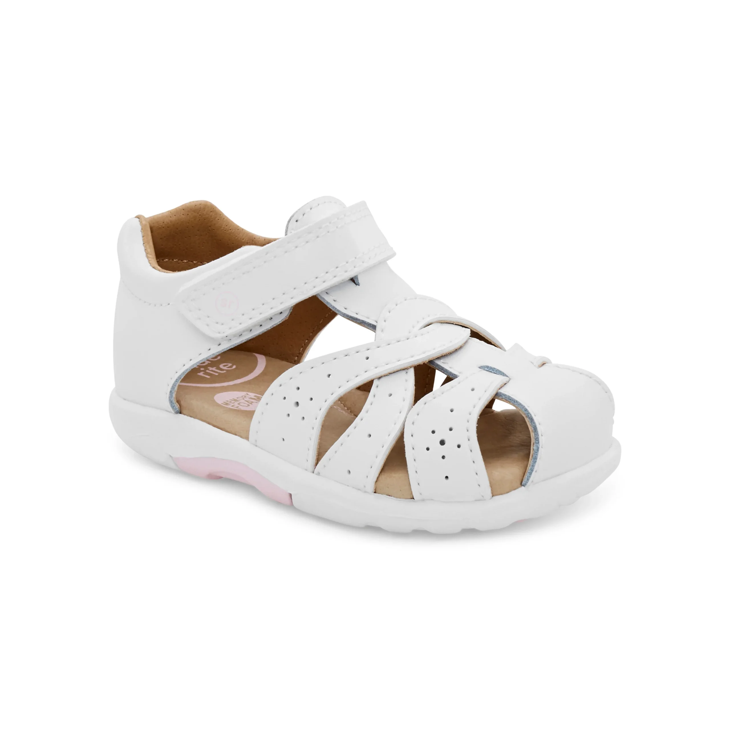 Xena Sandal - Little Kid White - Image 2