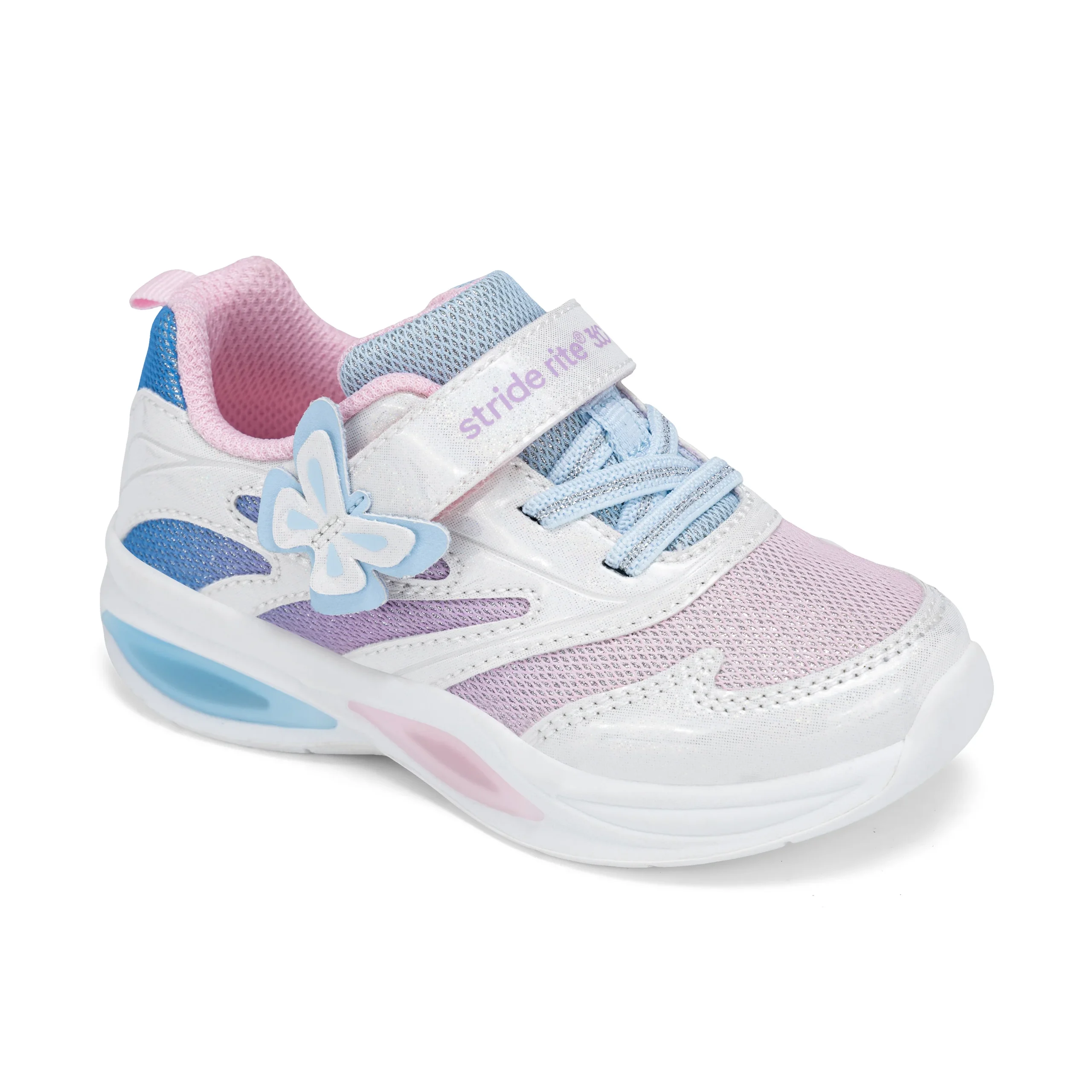 Aurora Lighted Sneaker - Big Kid White Multi - Image 2