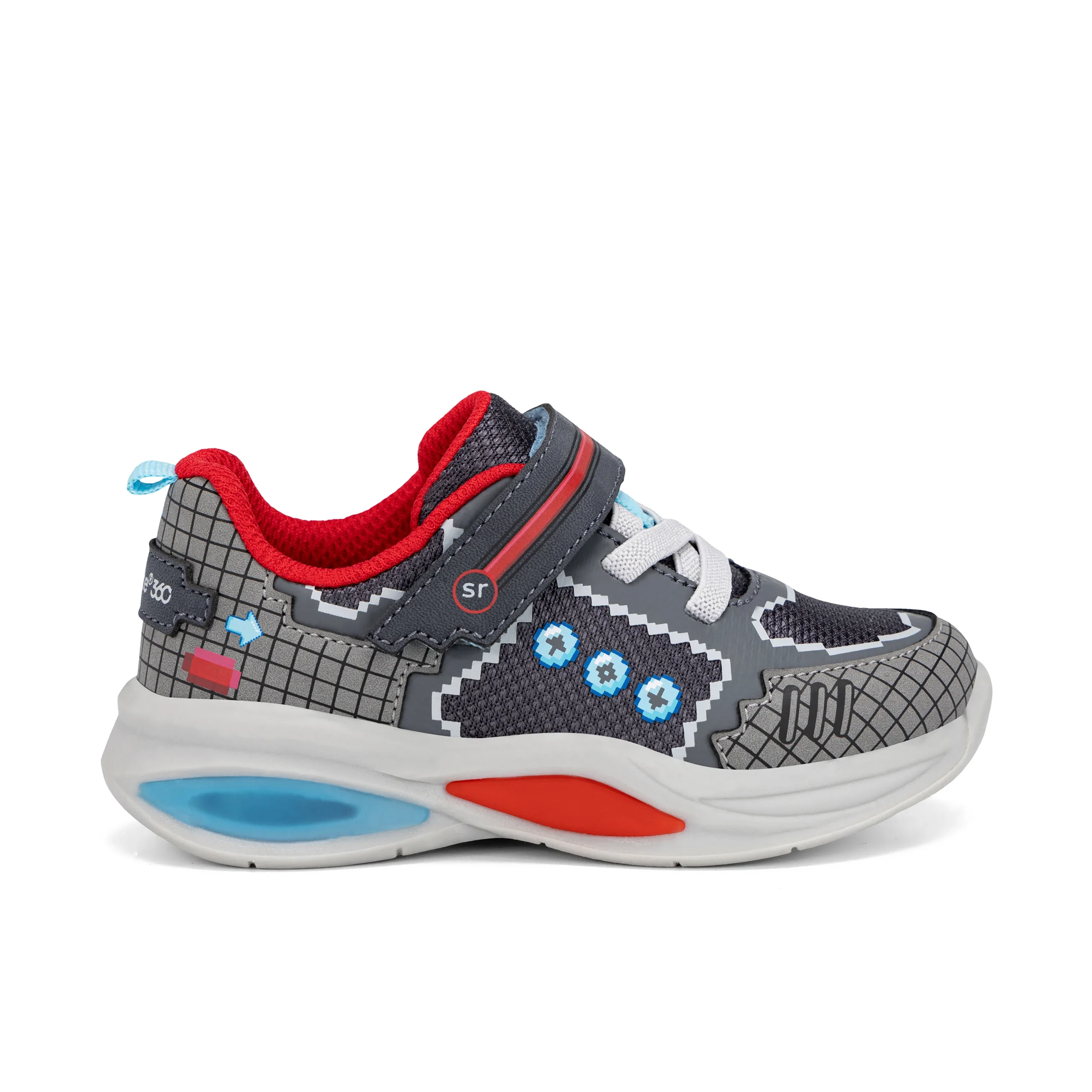 Console Lighted Sneaker - Little Kid Charcoal