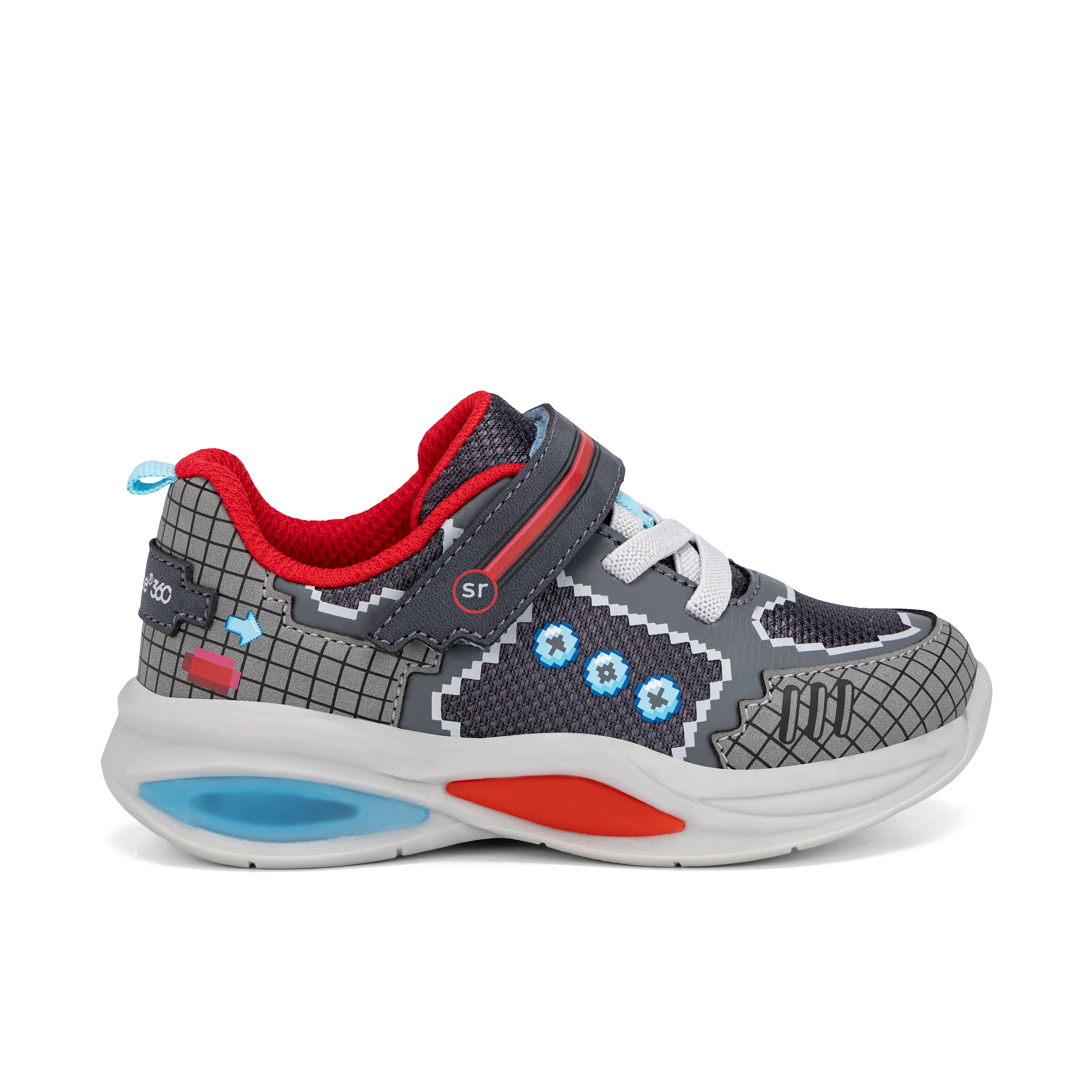 Console Lighted Sneaker - Little Kid Charcoal