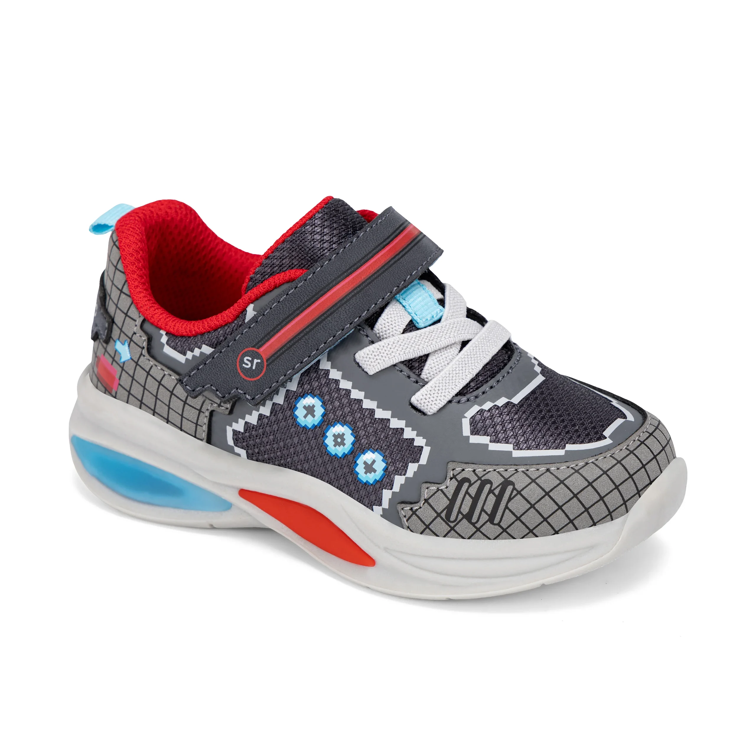 Console Lighted Sneaker - Big Kid Charcoal - Image 2