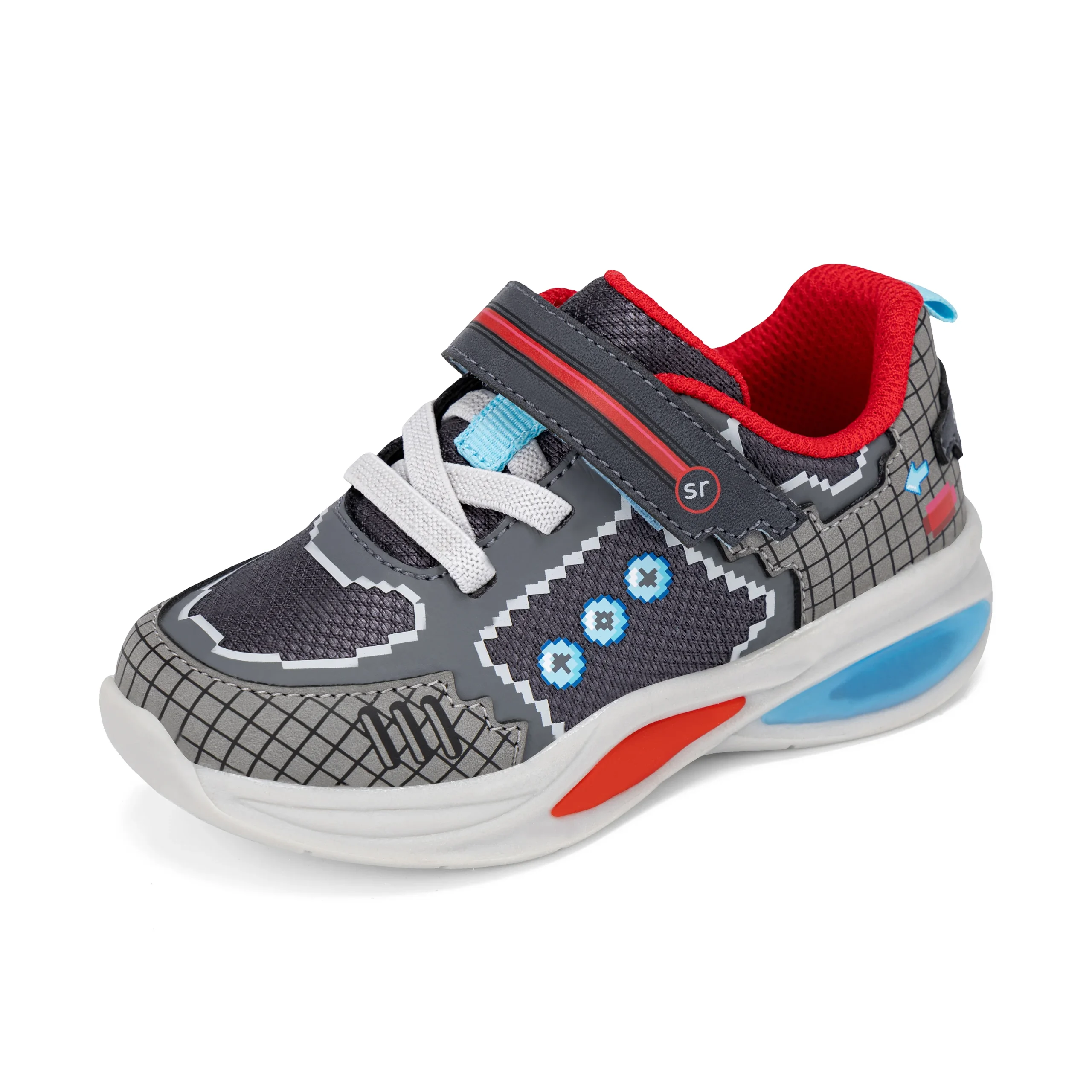 Console Lighted Sneaker - Big Kid Charcoal - Image 8