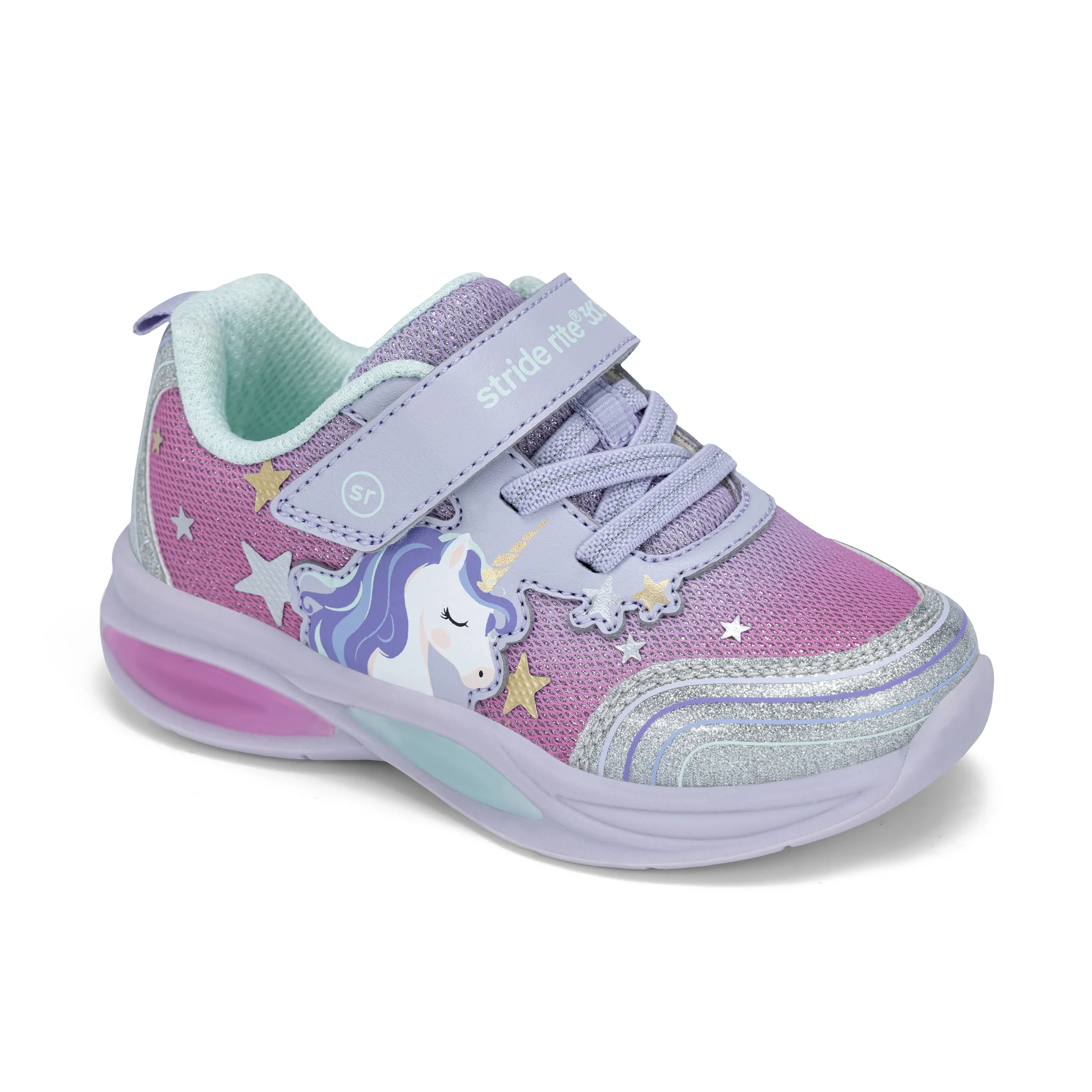Luna Lighted Sneaker - Big Kid Lavendar - Image 2