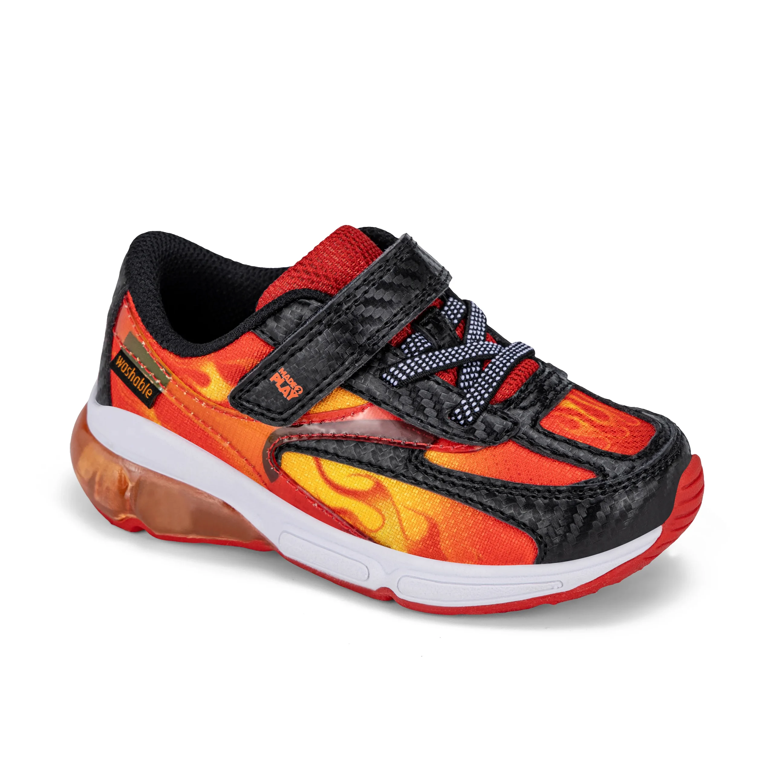 M2P Lighted Phantom Sneaker - Little Kid Fire - Image 2