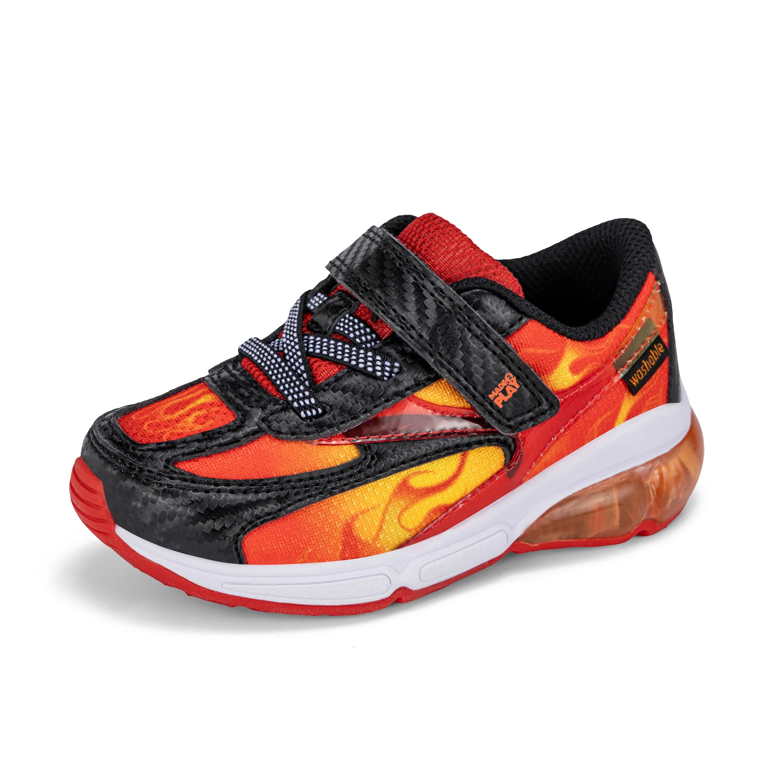 M2P Lighted Phantom Sneaker - Little Kid Fire - Image 7