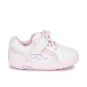 Glimmer Bow Mini Sneaker - Little Kid White/Pink