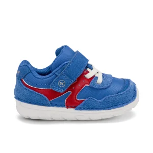 London Run Mini Sneaker - Little Kid Blue Red
