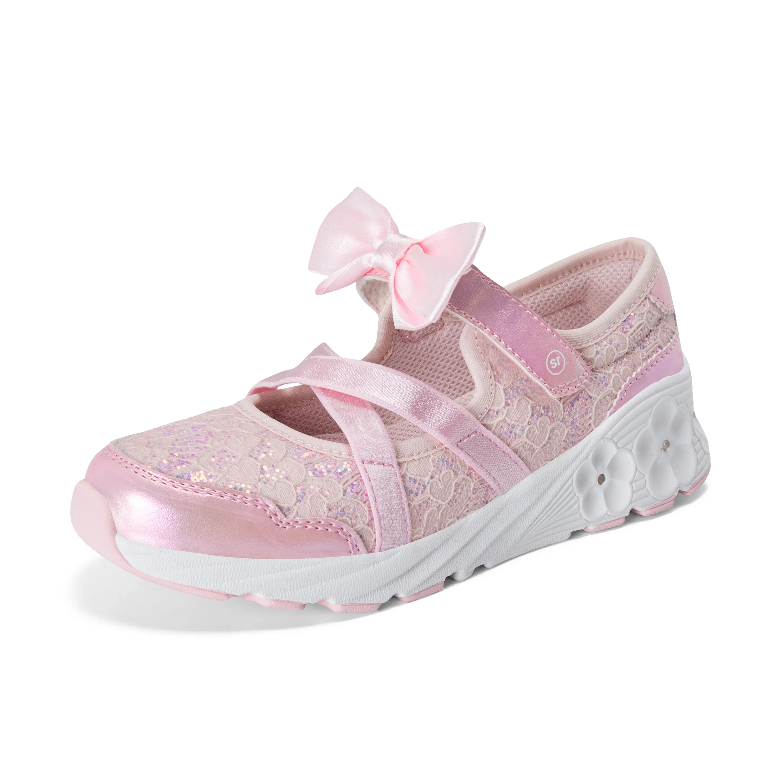 Lighted Flora Sneaker - Big Kid Blush - Image 7