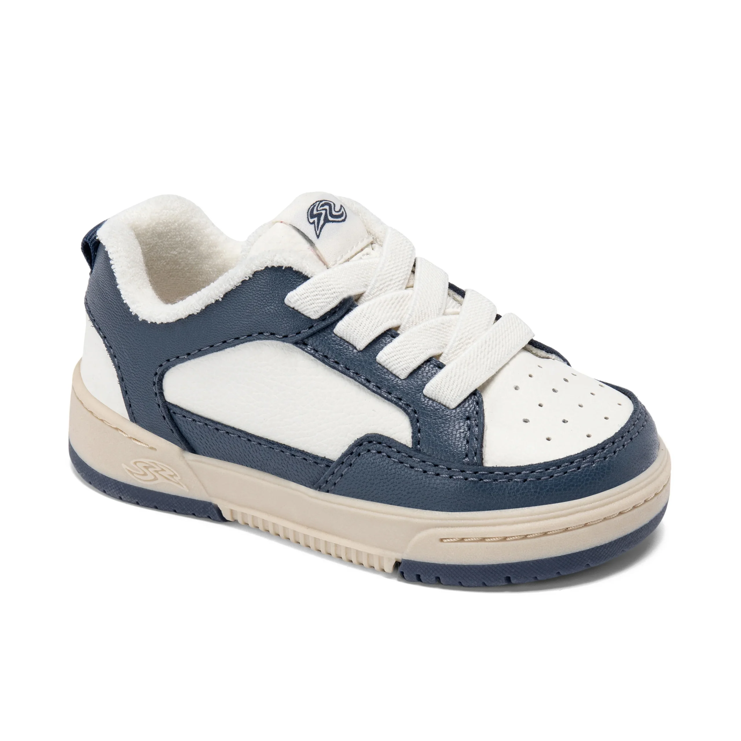 Osaka Sneaker - Little Kid White/Navy - Image 2