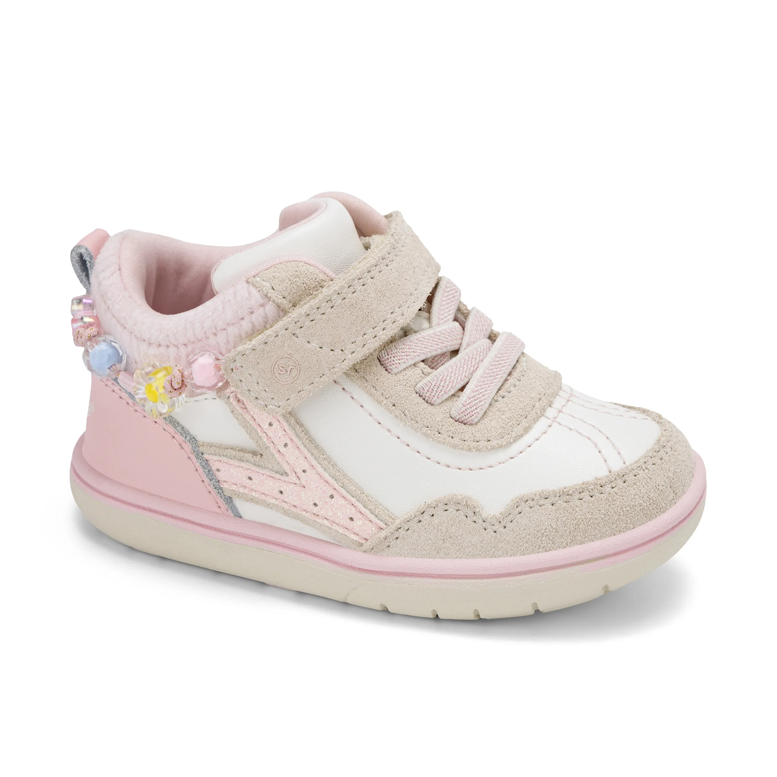 London Mid Sneaker - Little Kid White Pink - Image 2