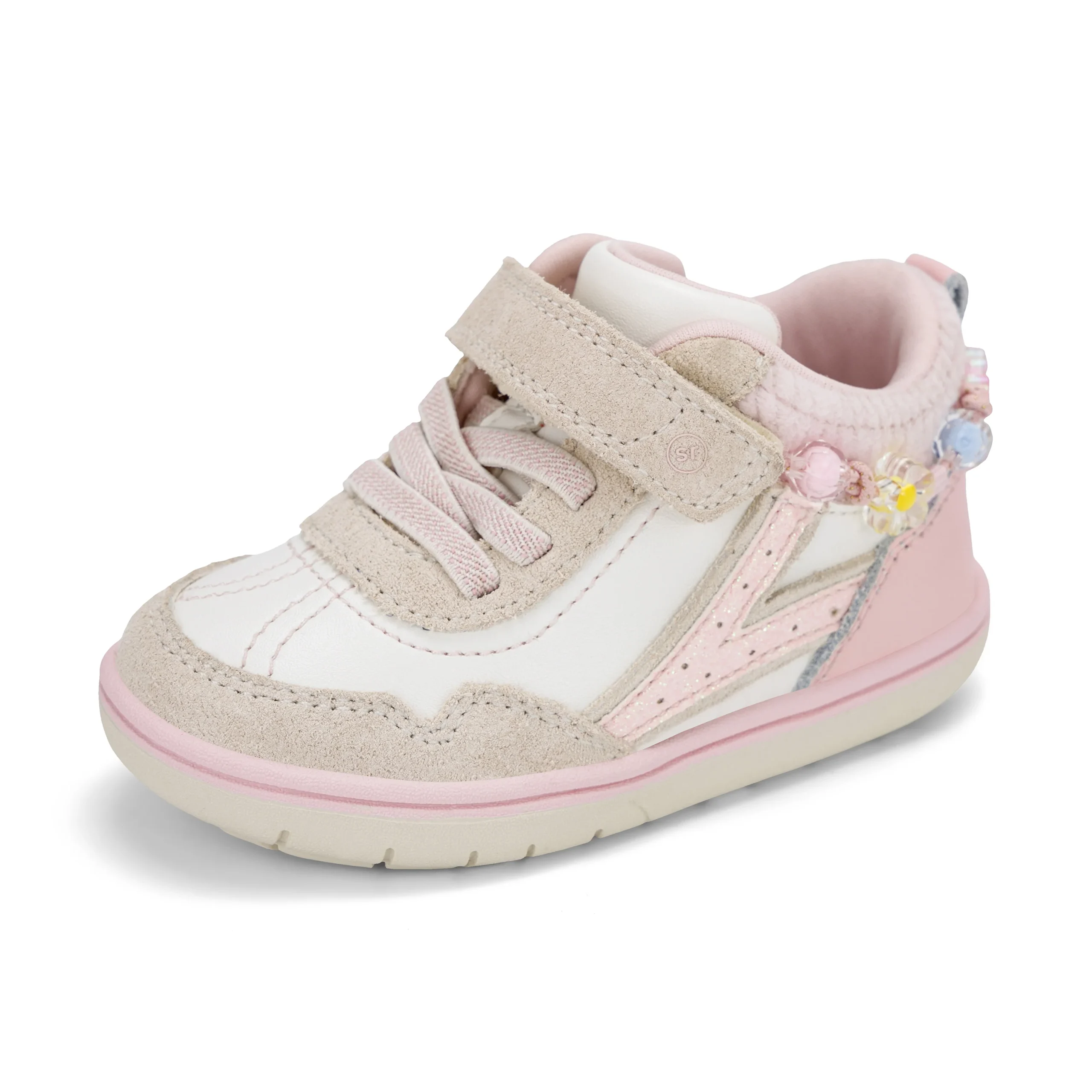 London Mid Sneaker - Little Kid White Pink - Image 7