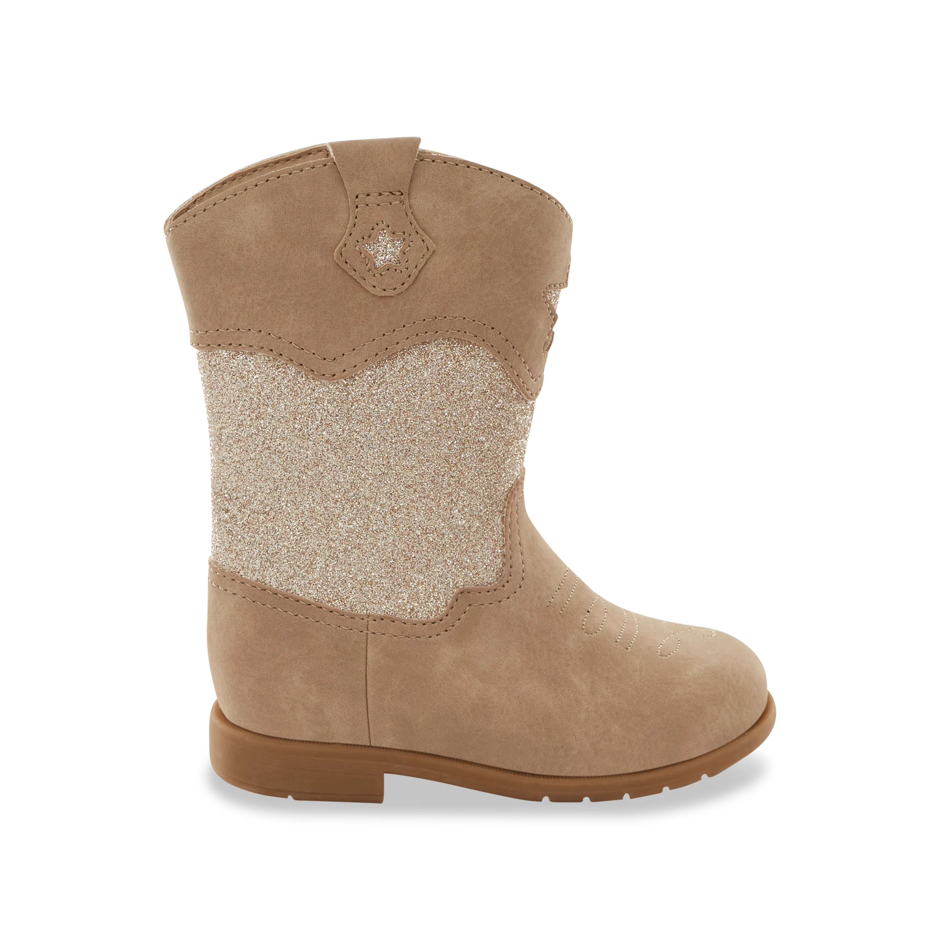 Wynona Western Boot - Big Kid Taupe
